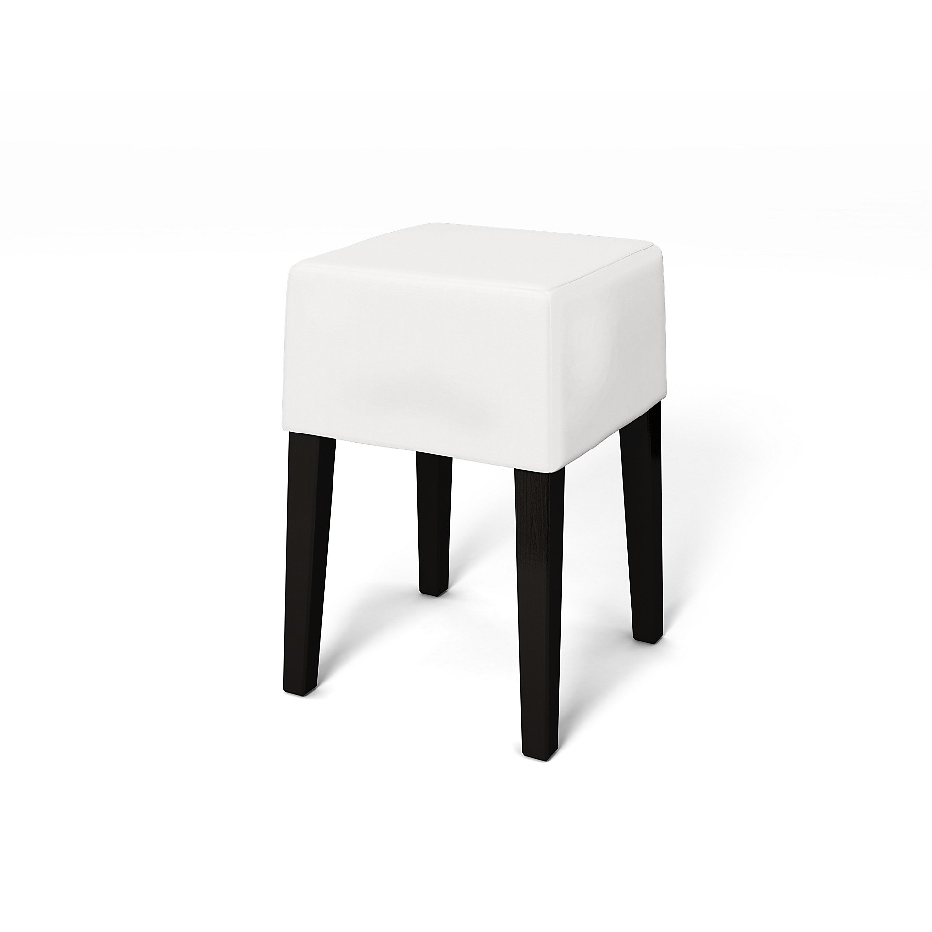 IKEA - Nils Stool Cover, Absolute White, Cotton - Bemz