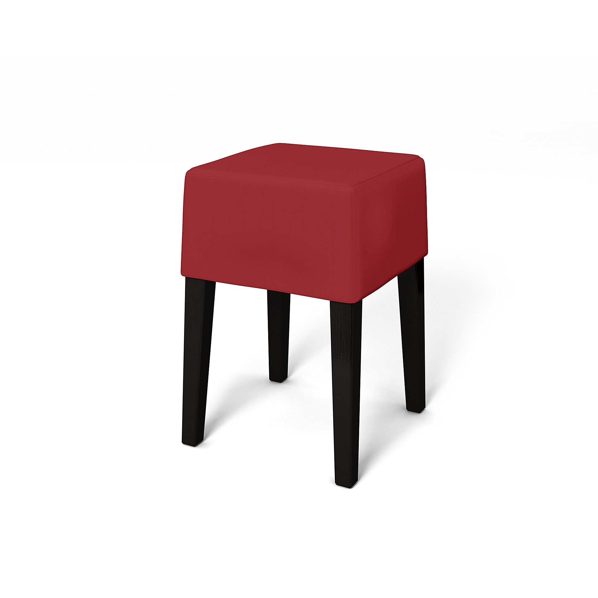 IKEA - Nils Stool Cover, Scarlet Red, Cotton - Bemz