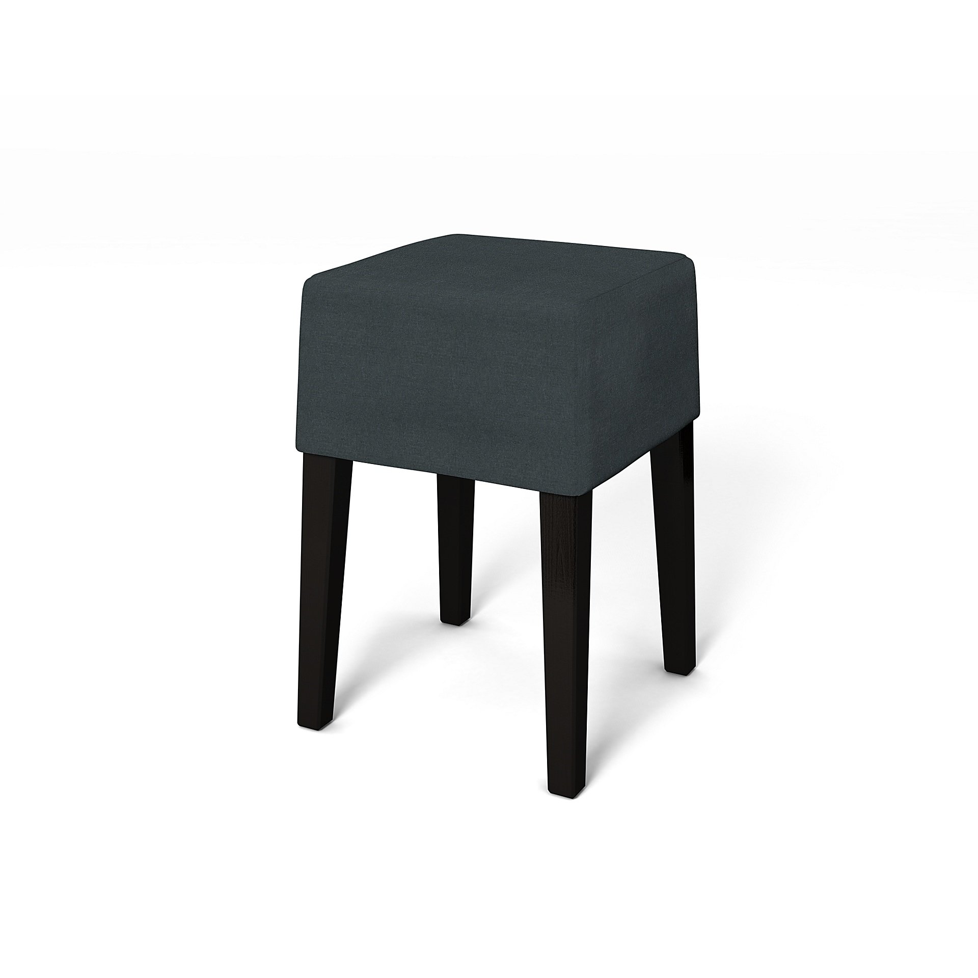 IKEA - Nils Stool Cover, Graphite Grey, Linen - Bemz