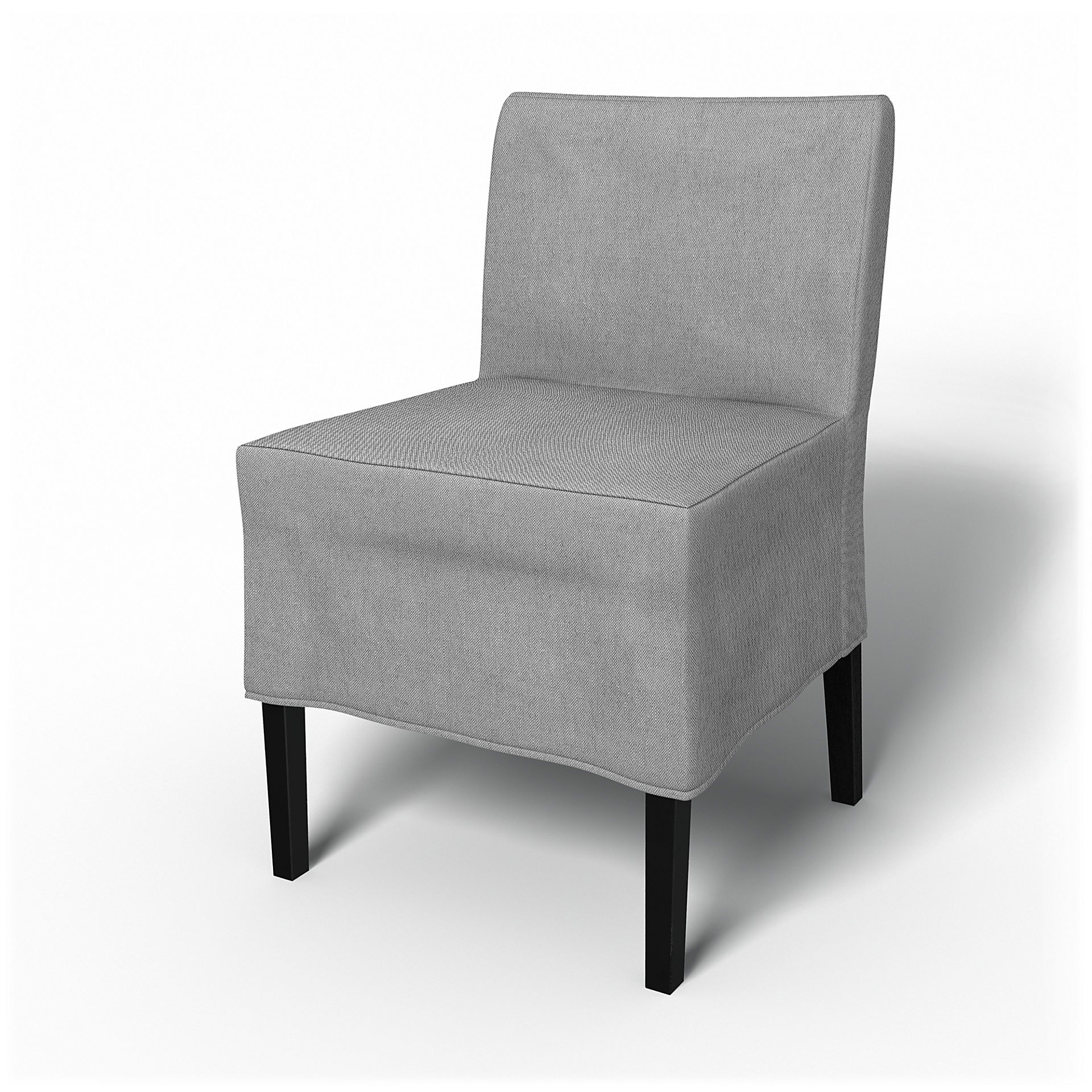 IKEA - Nils Dining Chair Cover, Graphite, Linen - Bemz