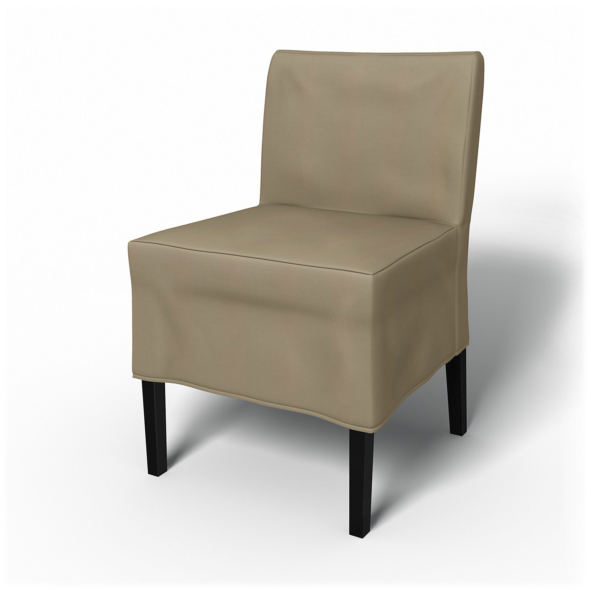 IKEA - Nils Dining Chair Cover, Dark Sand, Outdoor - Bemz