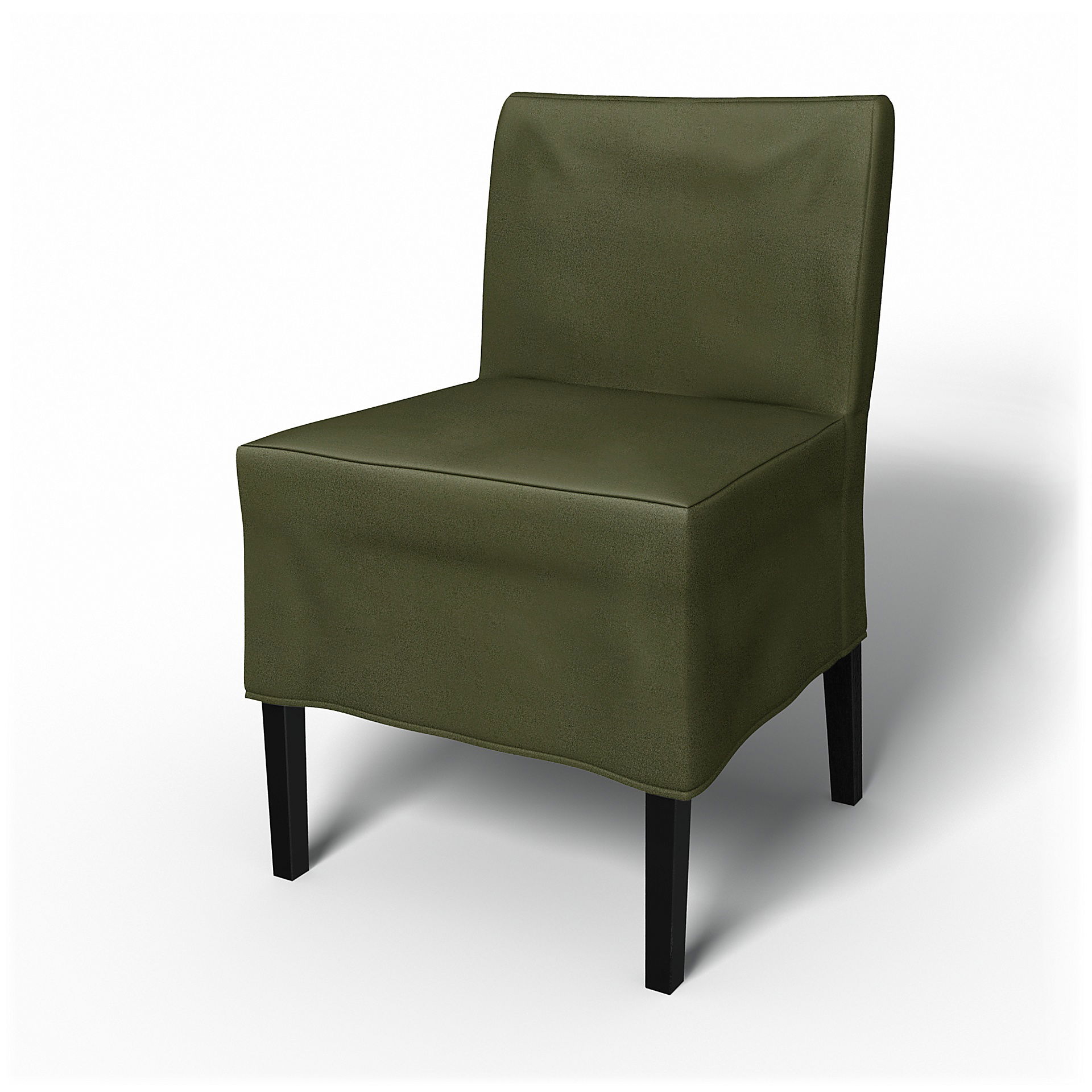 IKEA - Housse de chaise Nils, Moss Green, Velours - Bemz
