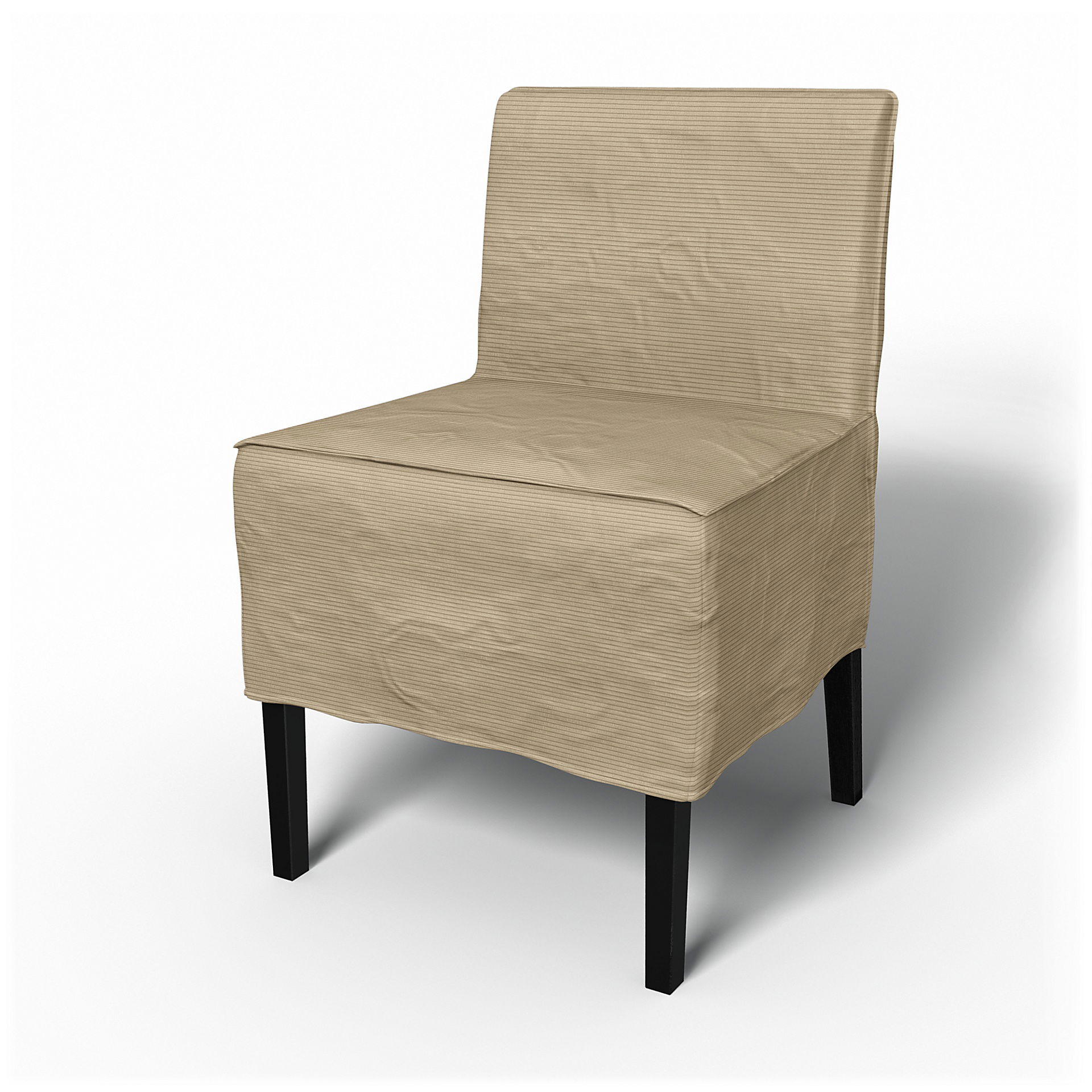 IKEA - Nils Dining Chair Cover, Oyster Grey, Corduroy - Bemz