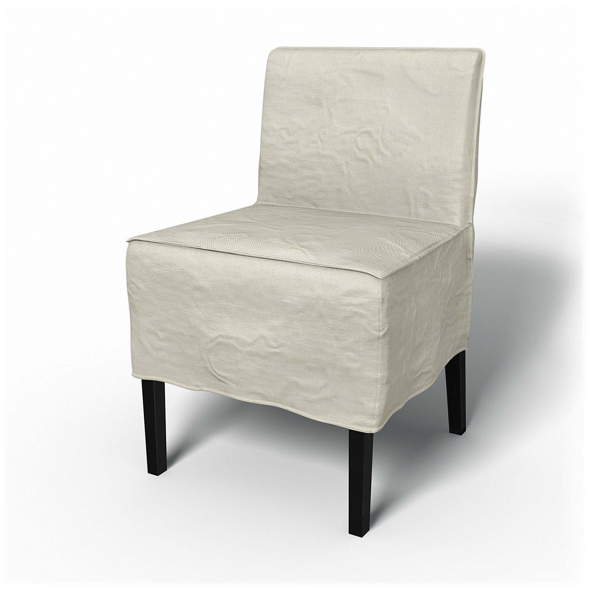 IKEA - Nils Dining Chair Cover, Unbleached, Linen - Bemz