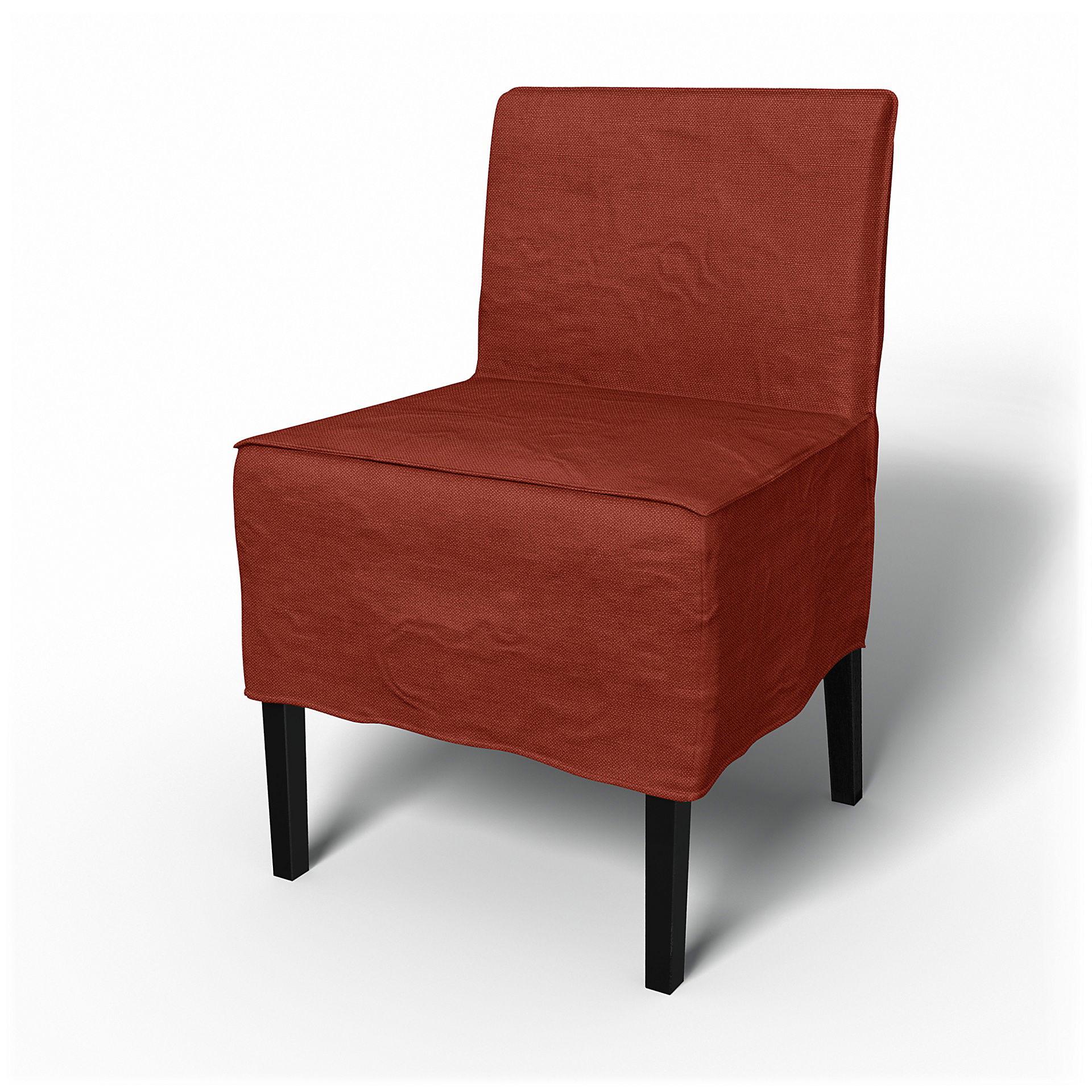 IKEA - Nils Dining Chair Cover, Cayenne, Linen - Bemz