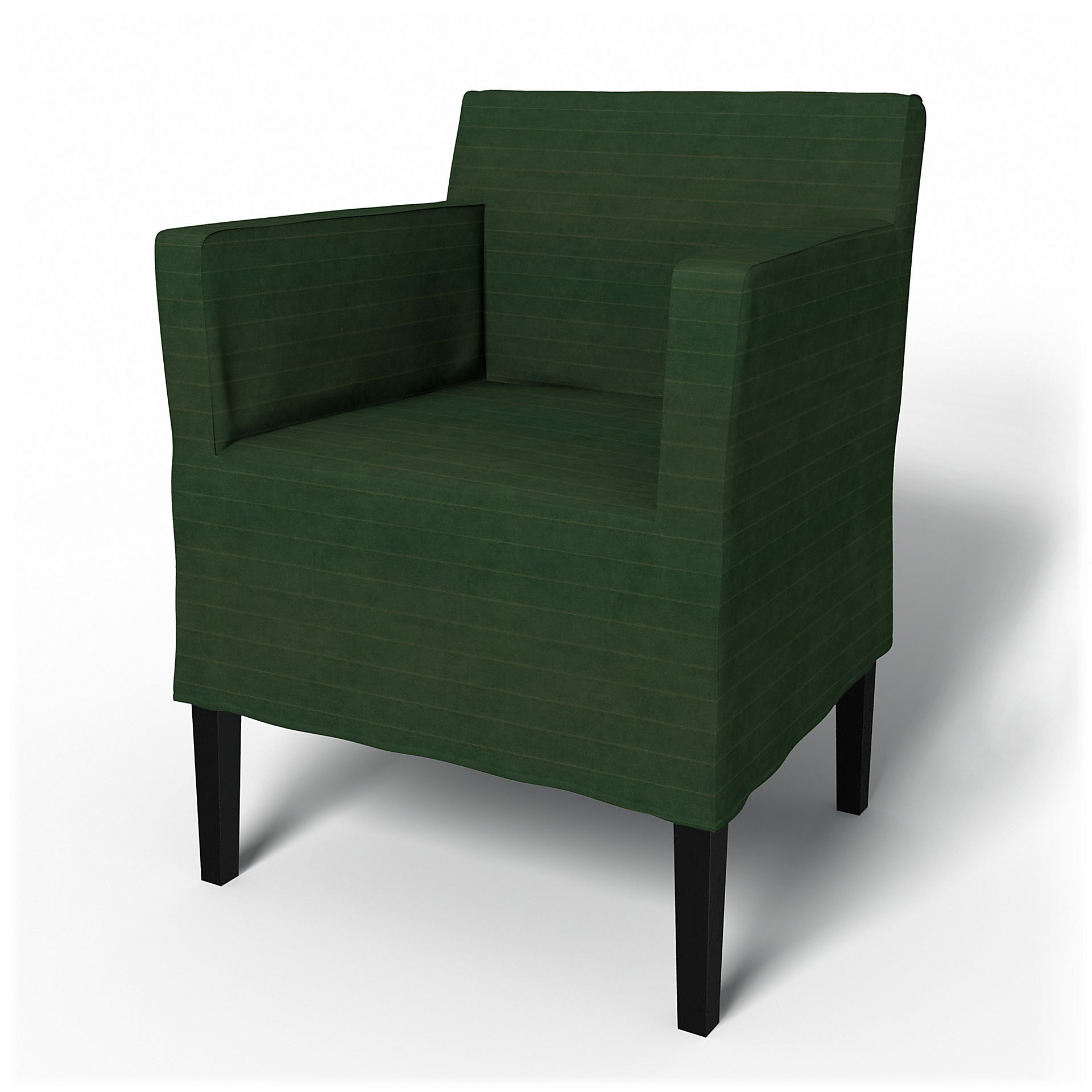 IKEA - Nils Dining Chair with Armrests Cover, Deep Green, BEMZ NATURE'S PALETTE COLLECTION - Bemz