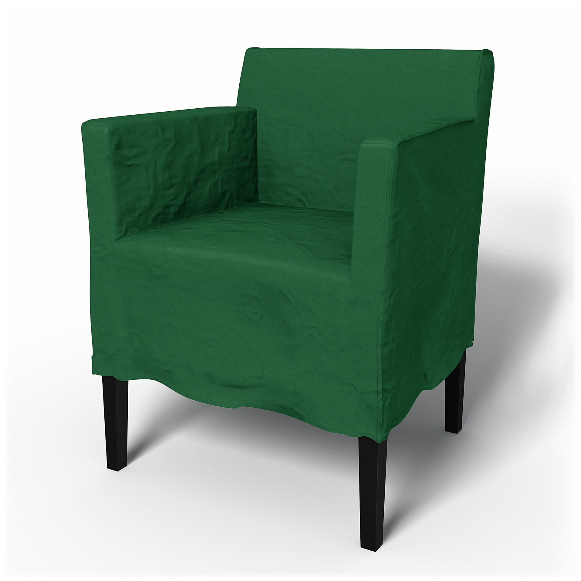IKEA - Överdrag till Nils karmstol, Abundant Green, Sammet - Bemz