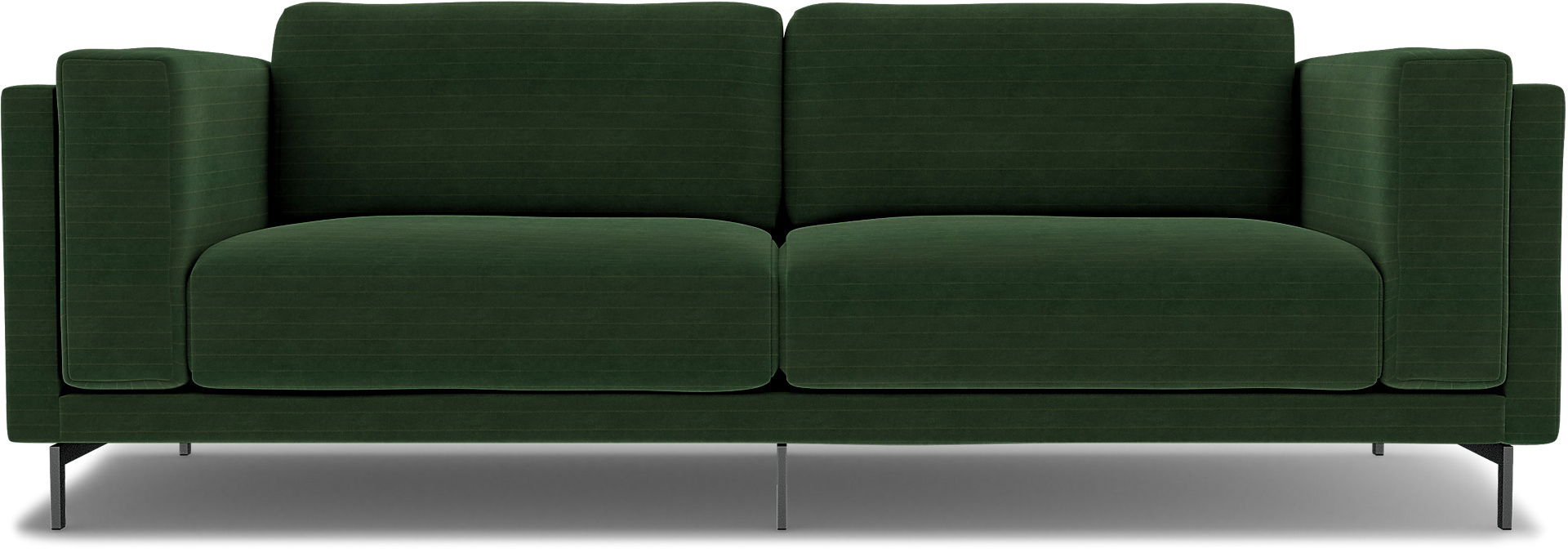 IKEA - Överdrag till Nockeby 3-sitssoffa, Deep Green, BEMZ NATURES’ PALETTE COLLECTION - Bemz