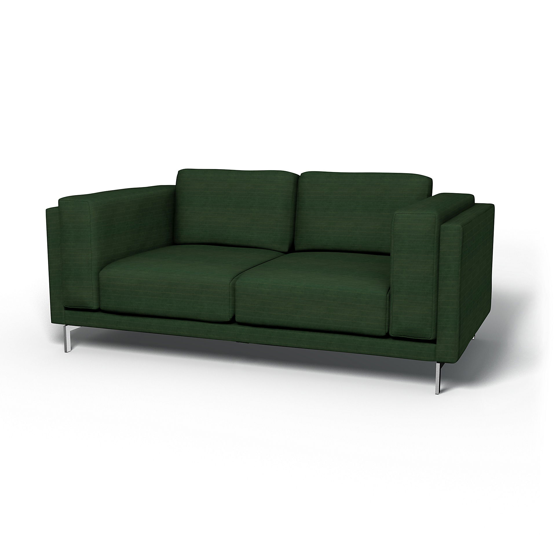 IKEA - Nockeby 2 Seater Sofa Cover, Deep Green, BEMZ NATURE'S PALETTE COLLECTION - Bemz