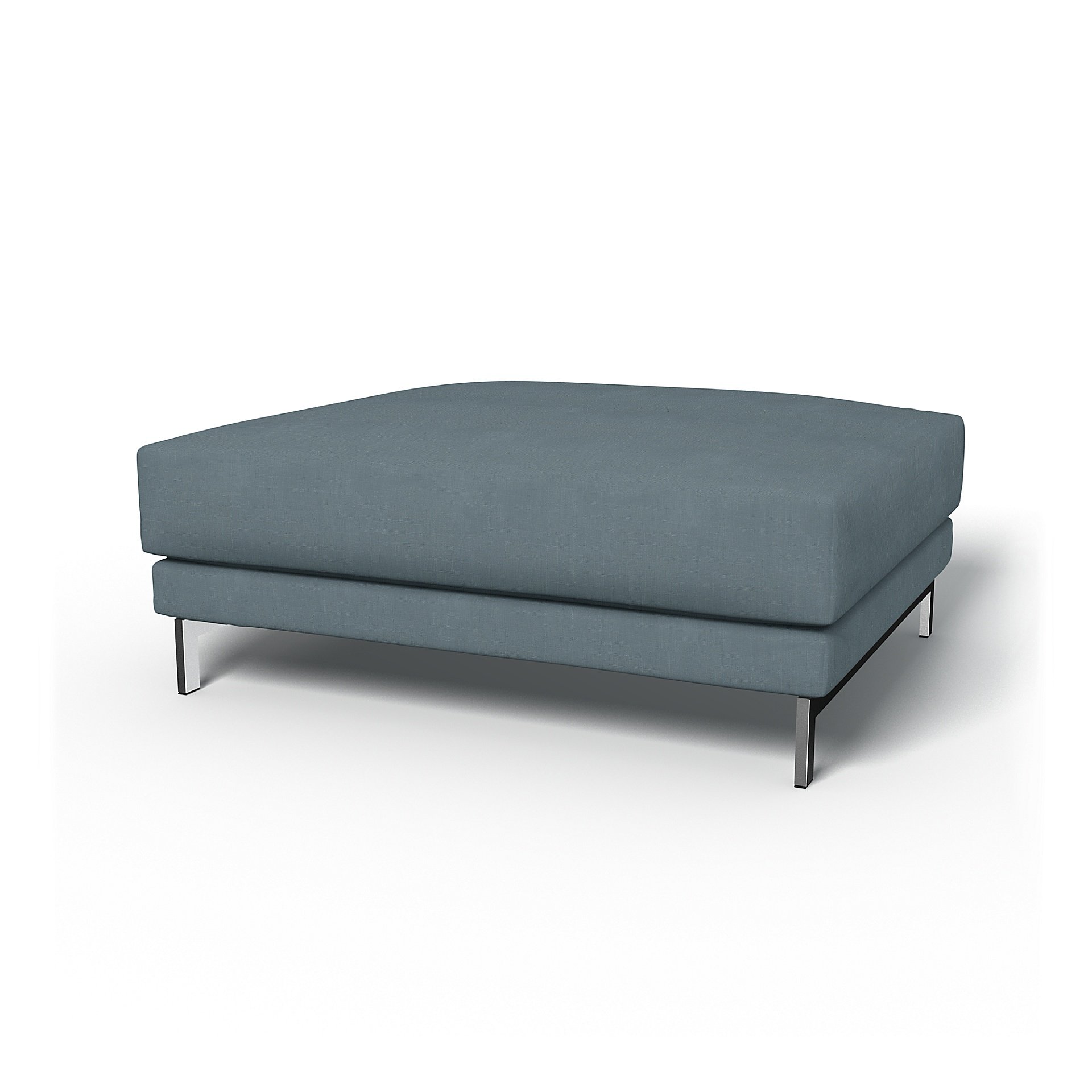 IKEA - Nockeby Footstool Cover, Dusk, Linen - Bemz
