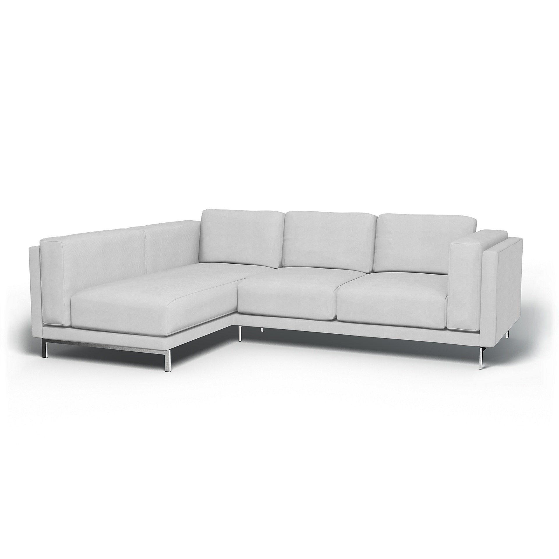 Risane orange NEU & OVP IKEA Husse Bezug Nockeby 2er Sofa mit Recamiere links 