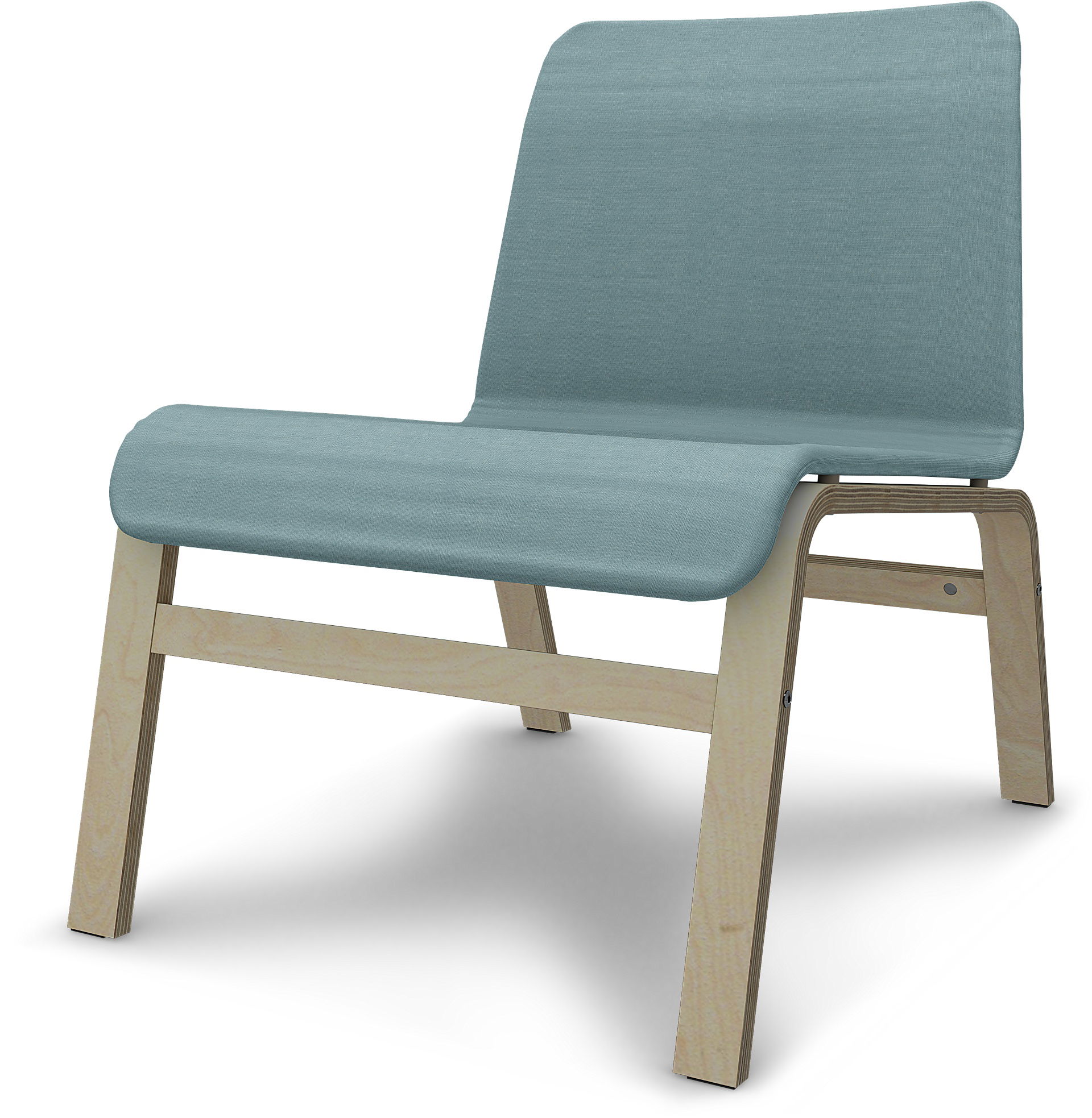 IKEA - Cover for Nolmyra chair, Dusty Blue, Linen - Bemz