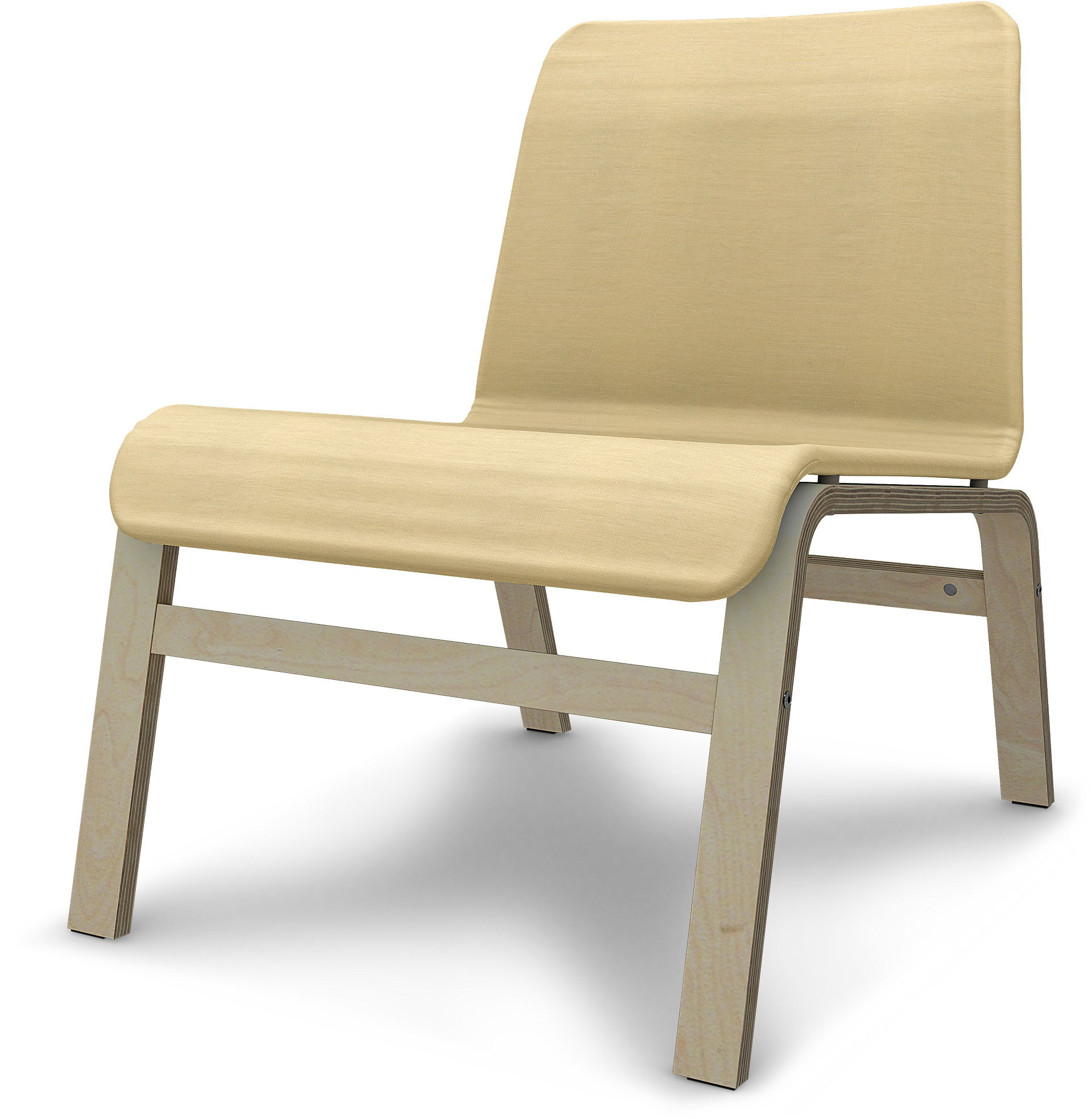 IKEA - Cover for Nolmyra chair, Soft Yellow, Linen - Bemz