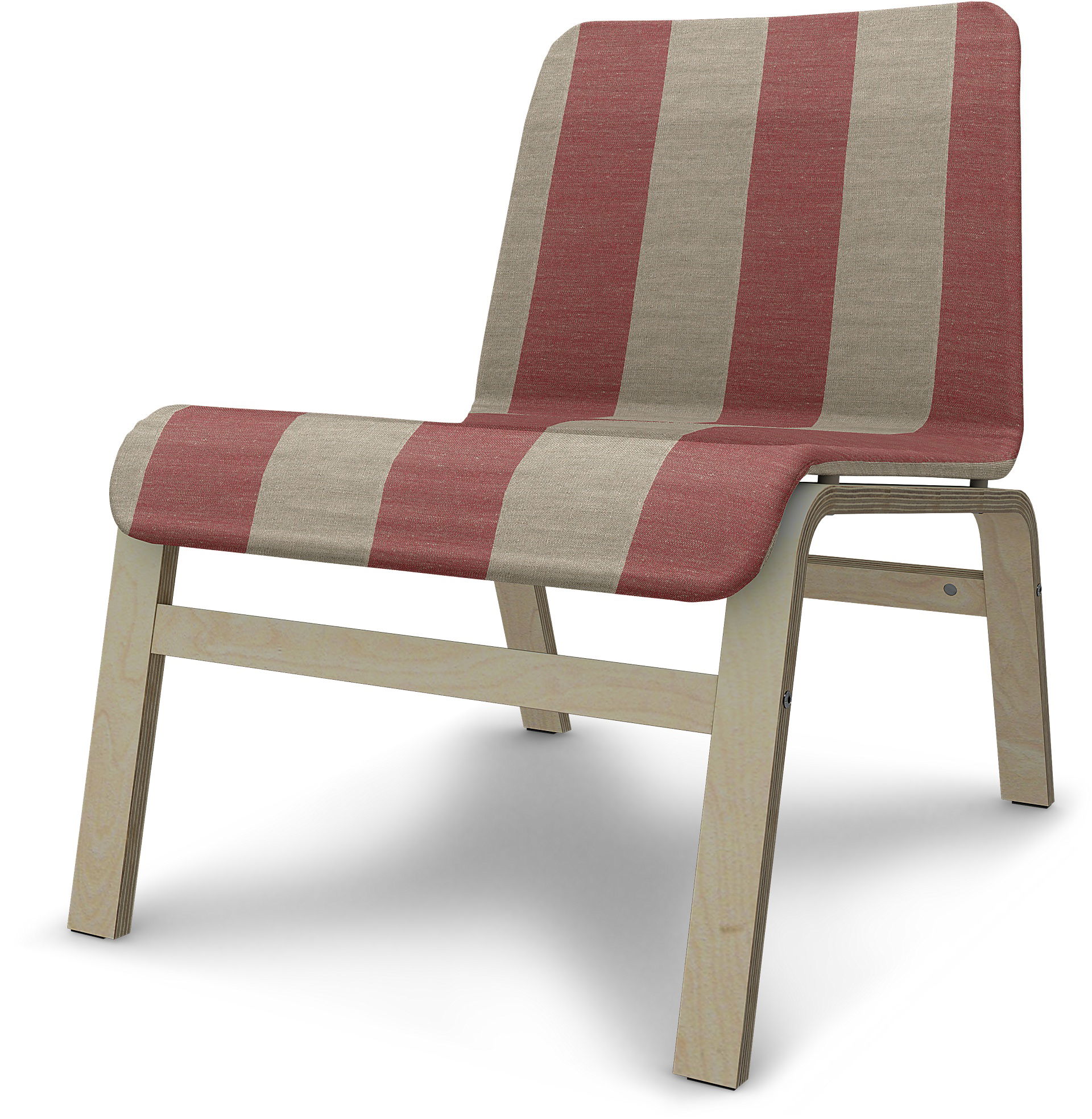 IKEA - Cover for Nolmyra chair, Soft Red, Linen - Bemz