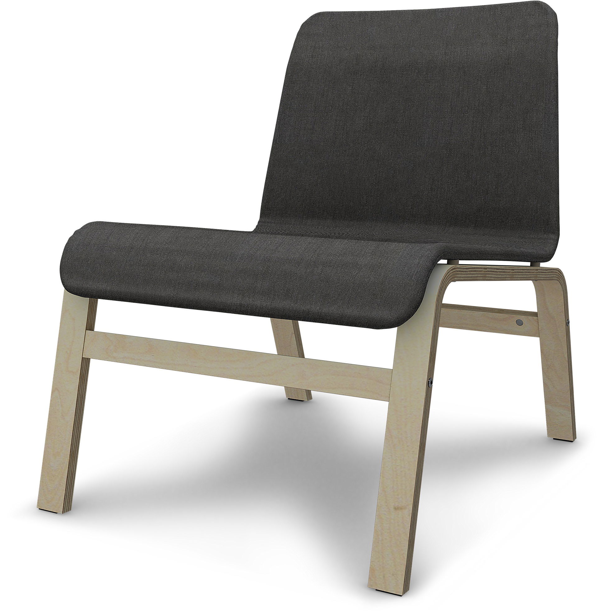 IKEA - Cover for Nolmyra chair, Espresso, Linen - Bemz