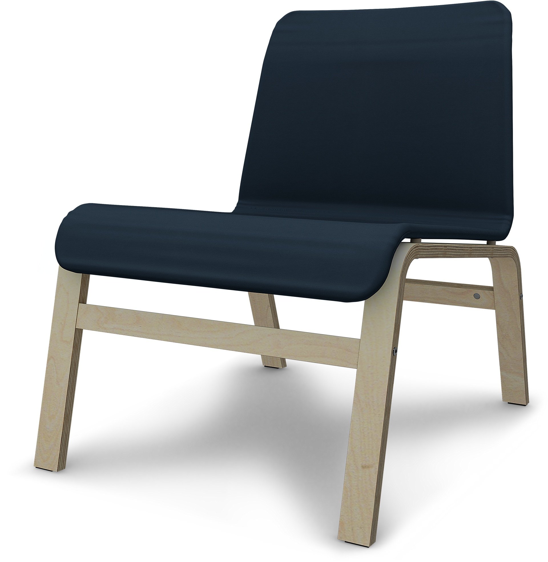 IKEA - Nolmyra Chair Cover, Navy Blue, Cotton - Bemz