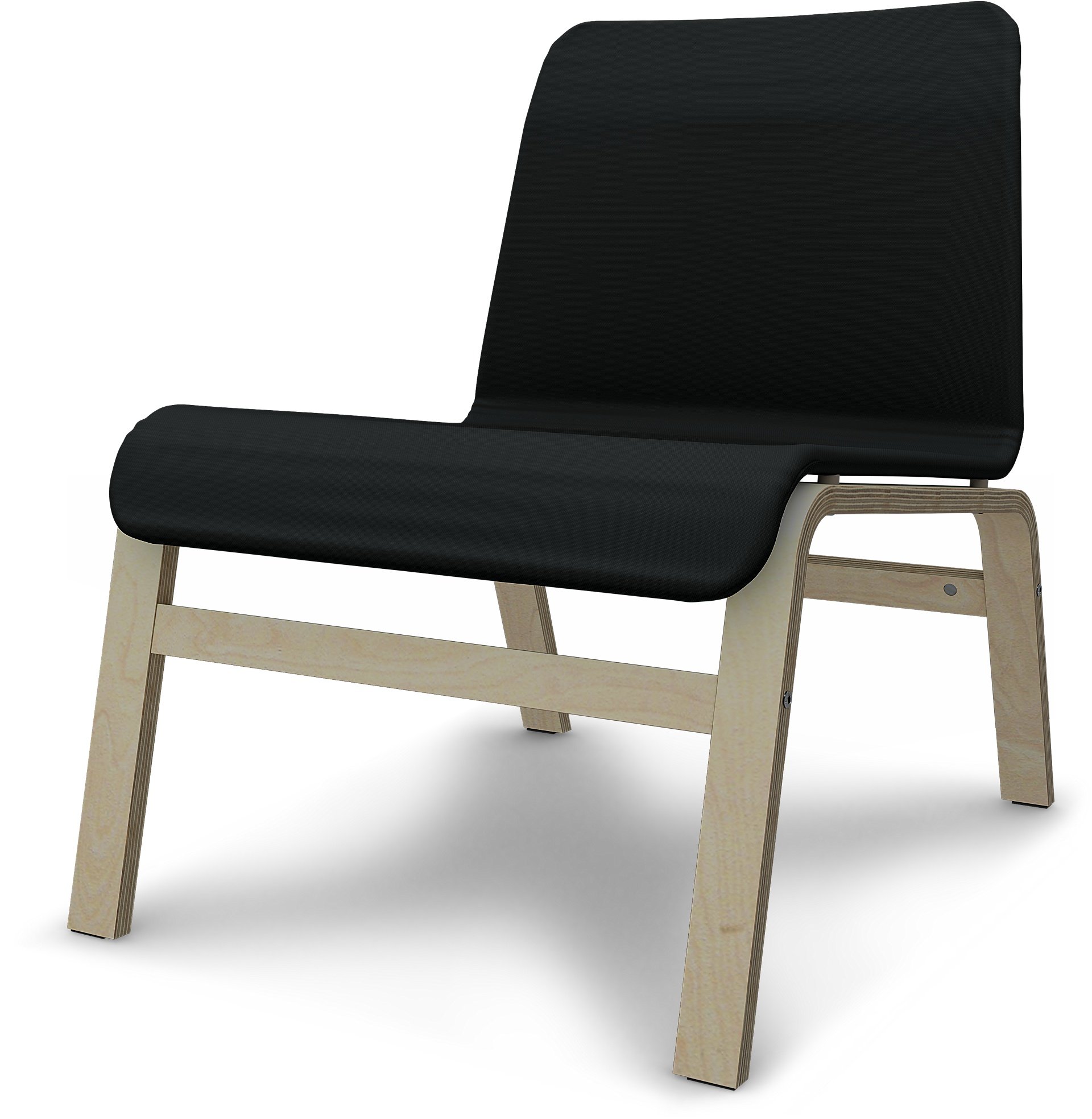 IKEA - Nolmyra Chair Cover, Jet Black, Cotton - Bemz
