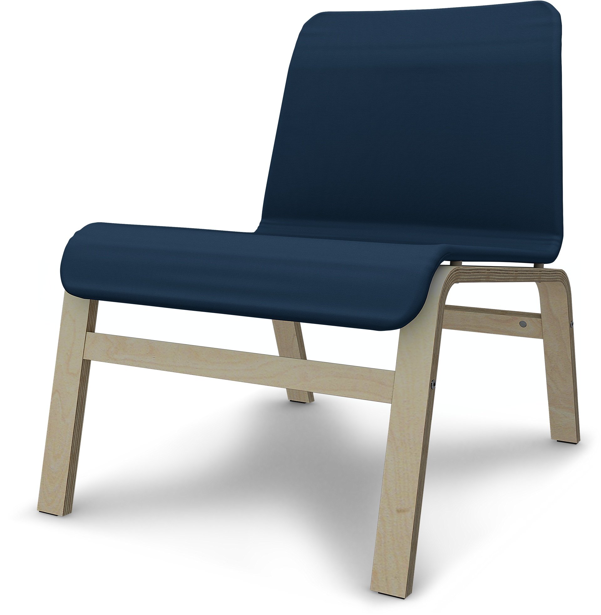IKEA - Nolmyra Chair Cover, Deep Navy Blue, Cotton - Bemz