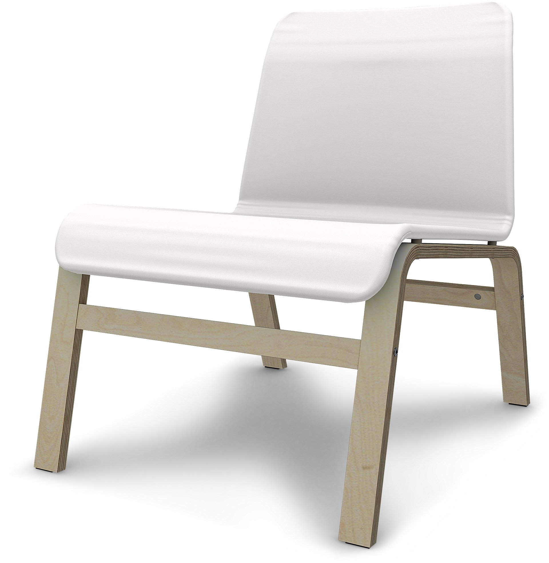 IKEA - Nolmyra chair, Absolute White, Cotton - Bemz