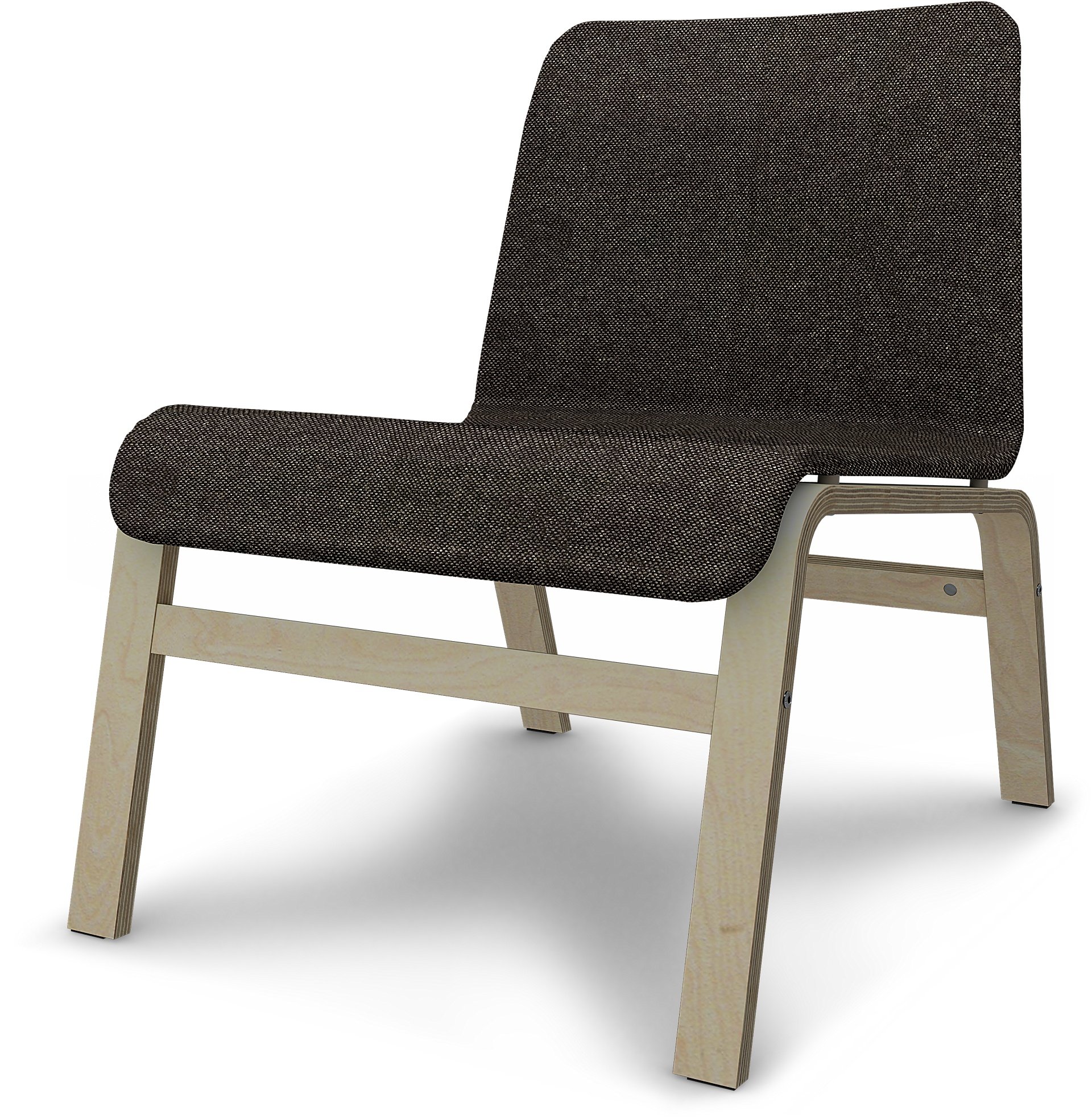 IKEA - Nolmyra Chair Cover, Graphite Grey, Cotton - Bemz