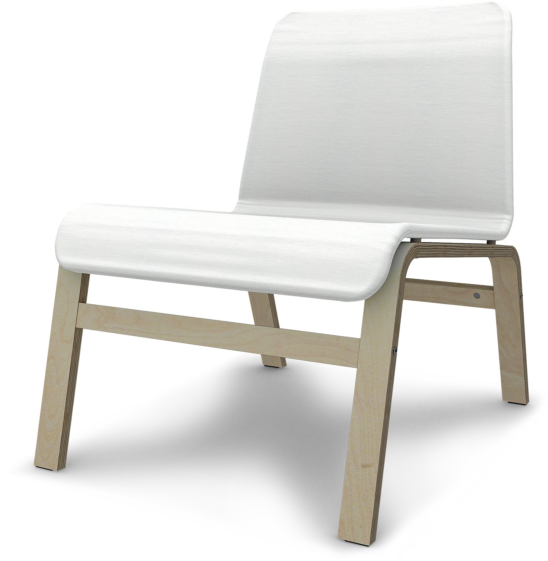 IKEA - Nolmyra chair, White, Linen - Bemz