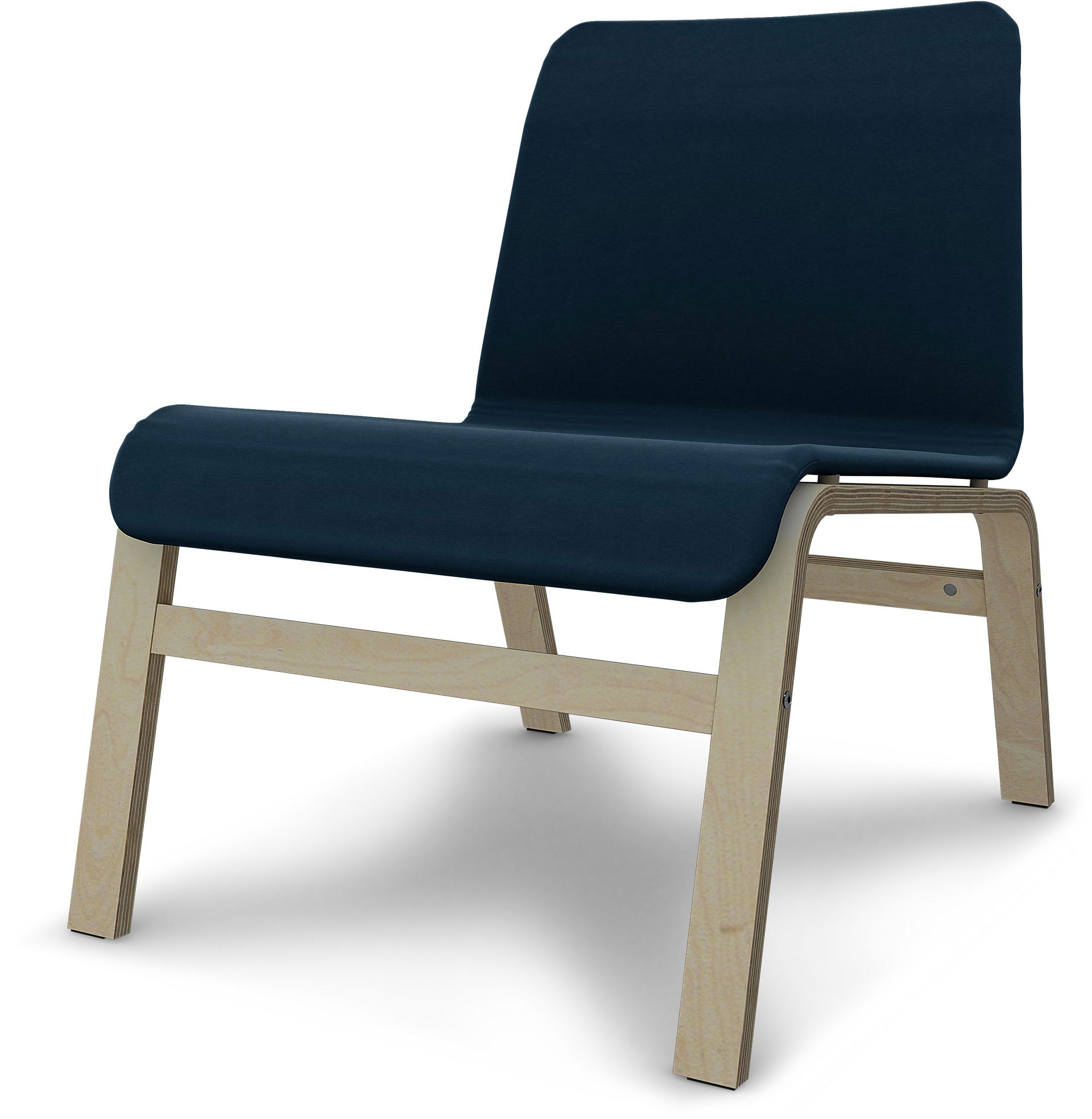 IKEA - Cover for Nolmyra chair, Midnight, Velvet - Bemz