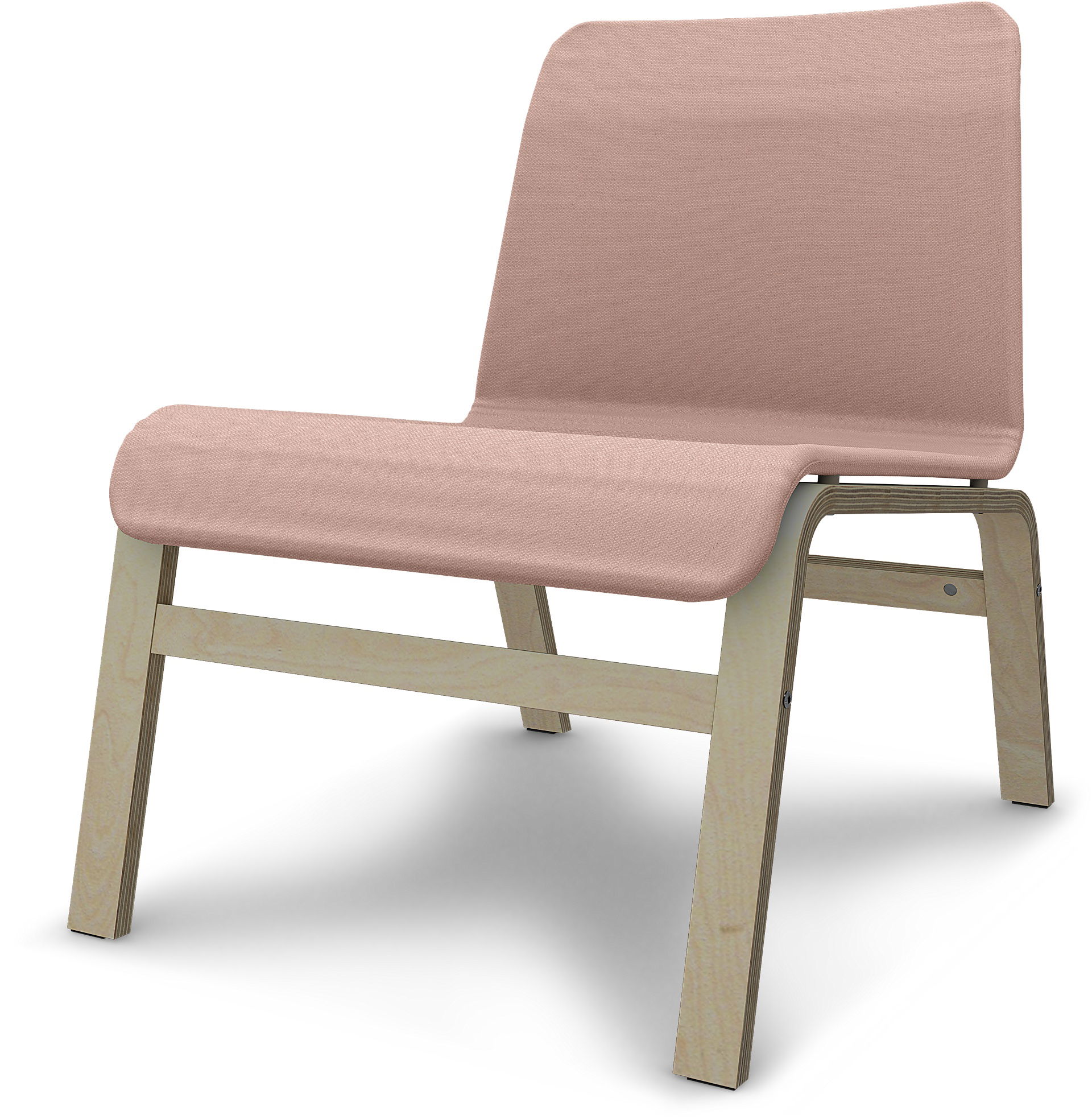 IKEA - Cover for Nolmyra chair, Blush, Linen - Bemz