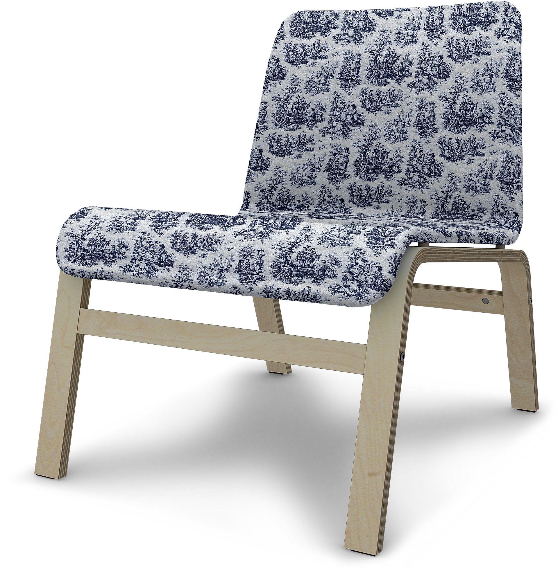 IKEA - Nolmyra chair, Dark Blue, Boucle & Texture - Bemz