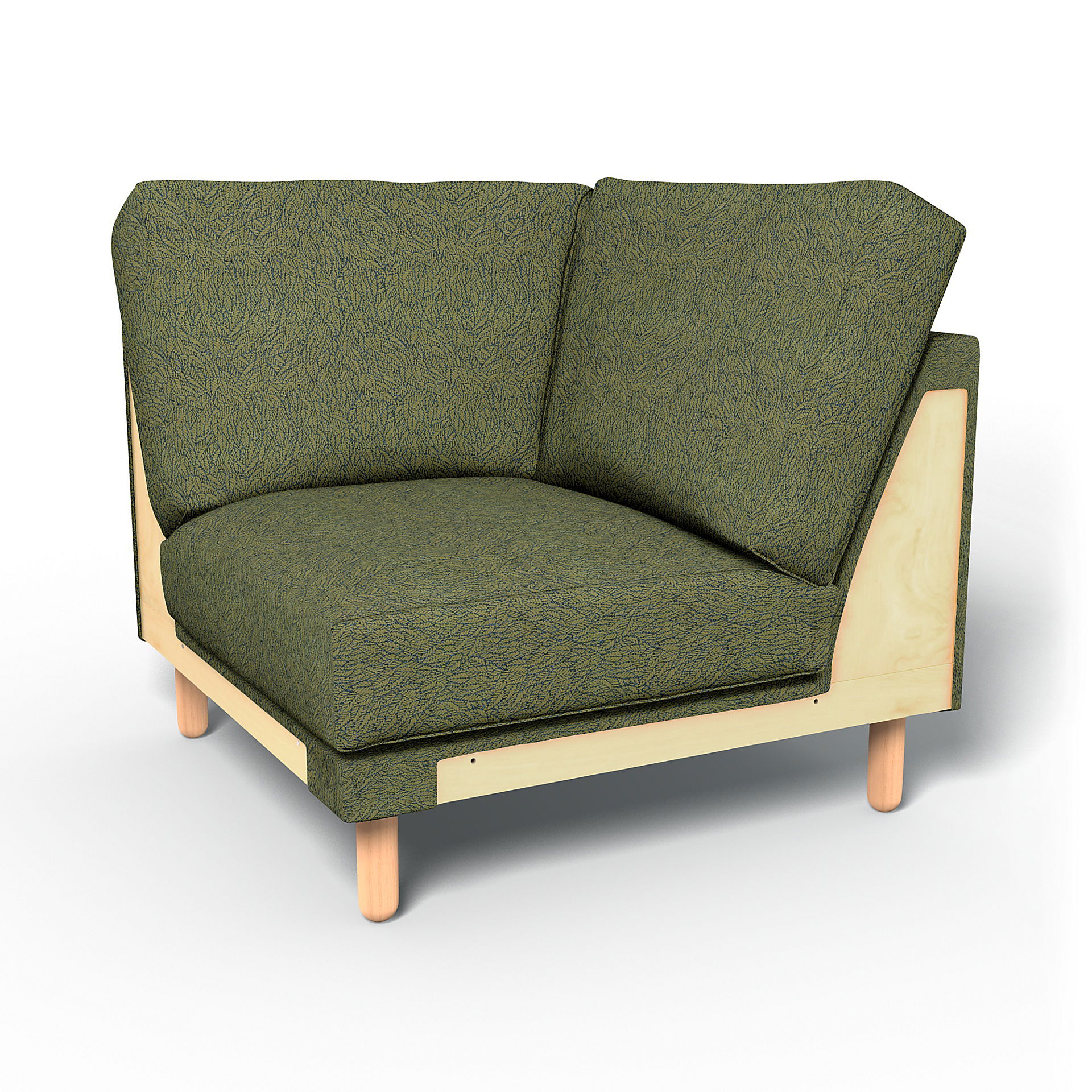 IKEA - Överdrag till Norsborg hörnsektion, Green, BEMZ NATURE'S PALETTE COLLECTION - Bemz