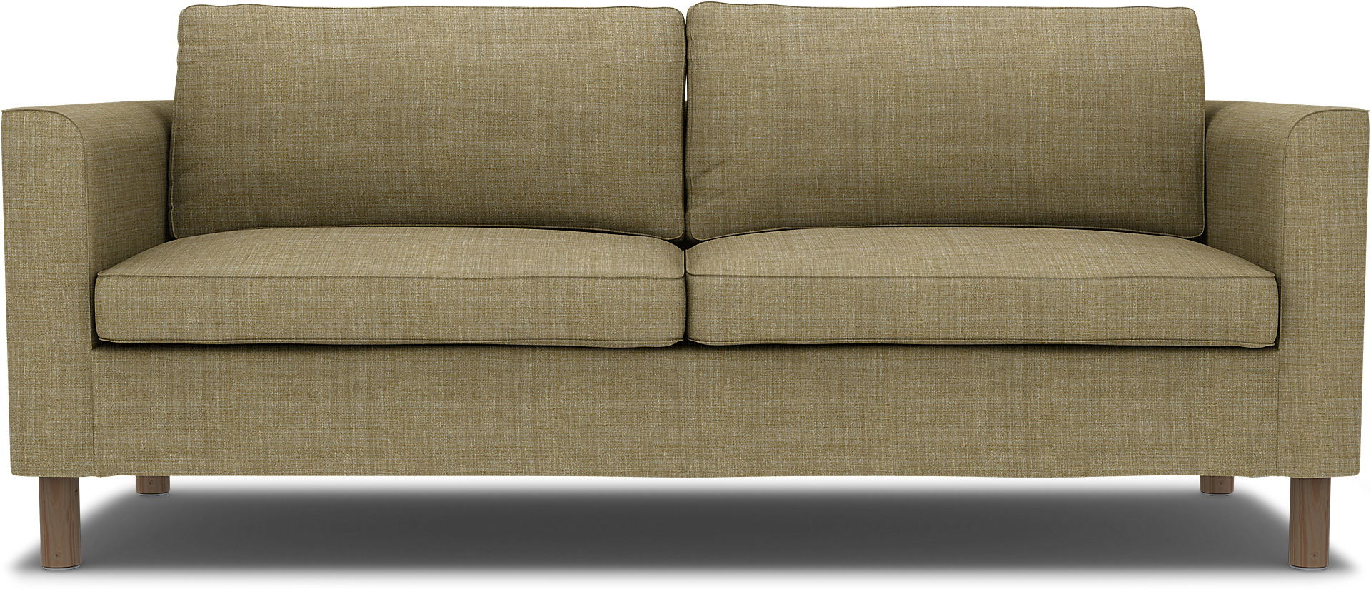 IKEA - Pärup 3 Seater Cover, Dusty Yellow, Bouclé & Texture - Bemz