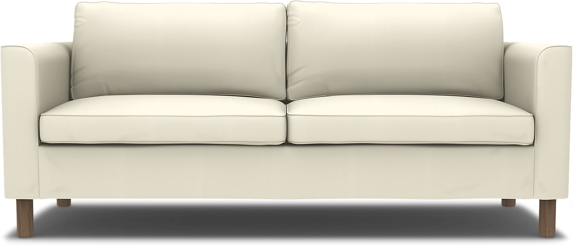 IKEA - Pärup 3 Seater Cover, Tofu, Cotton - Bemz