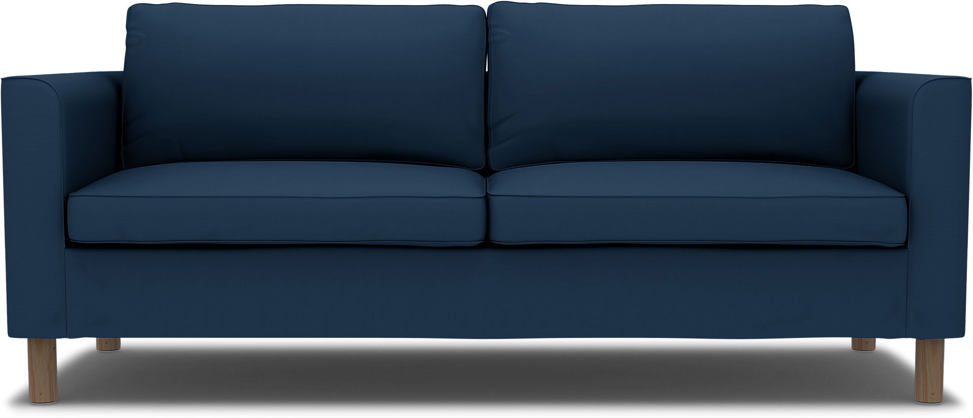 IKEA - Överdrag till Pärup 3-sitssoffa, Deep Navy Blue, Bomull - Bemz