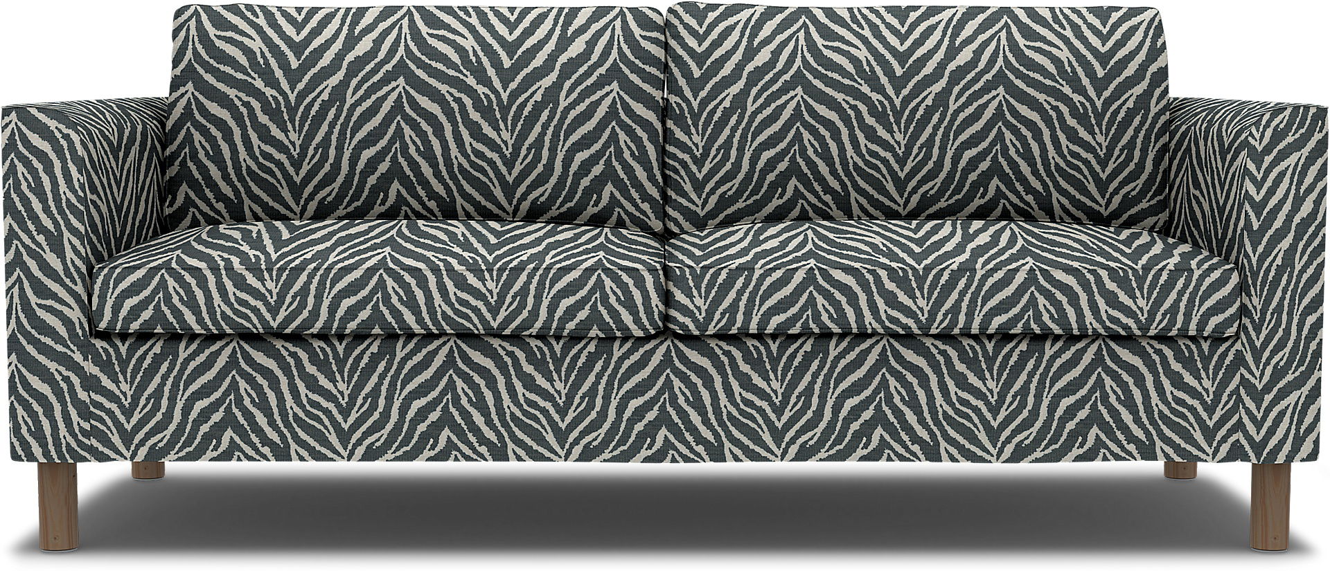 IKEA - Pärup 3 Seater Cover, Black/White, BEMZ NATURE'S PALETTE COLLECTION - Bemz