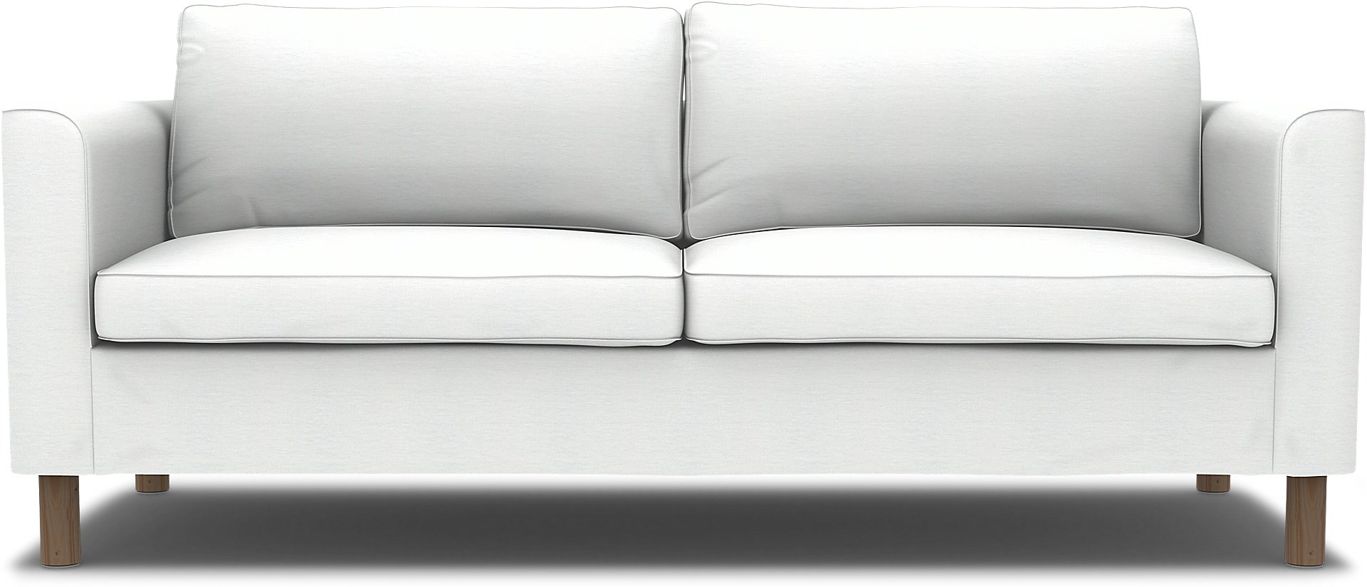 IKEA - Parup 3 Seater Cover, White, Linen - Bemz