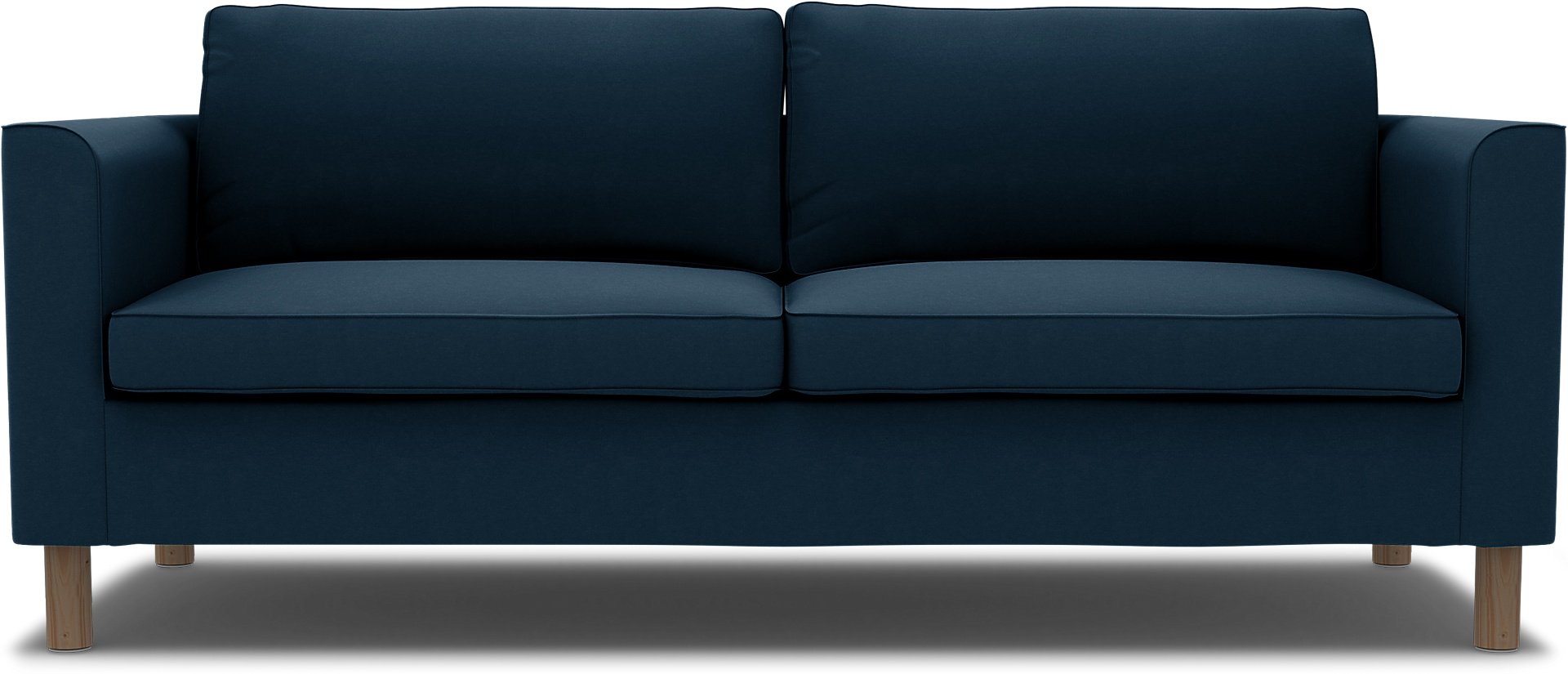 IKEA - Parup 3 Seater Cover, Midnight, Velvet - Bemz