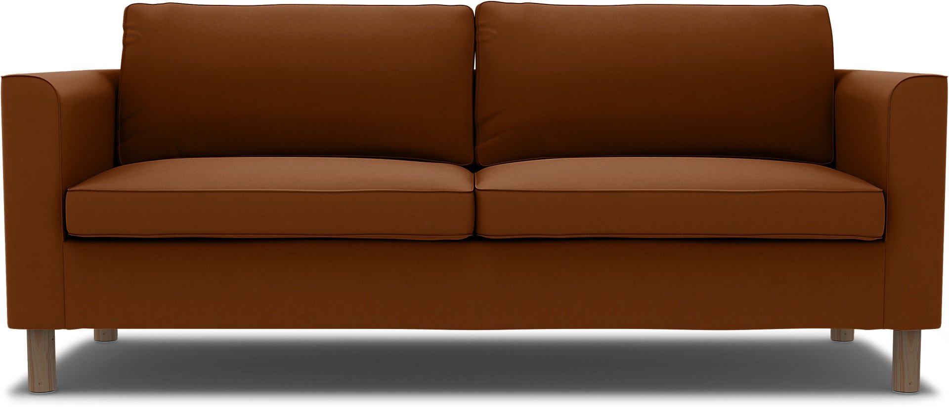 IKEA - Parup 3 Seater Cover, Cinnamon, Velvet - Bemz