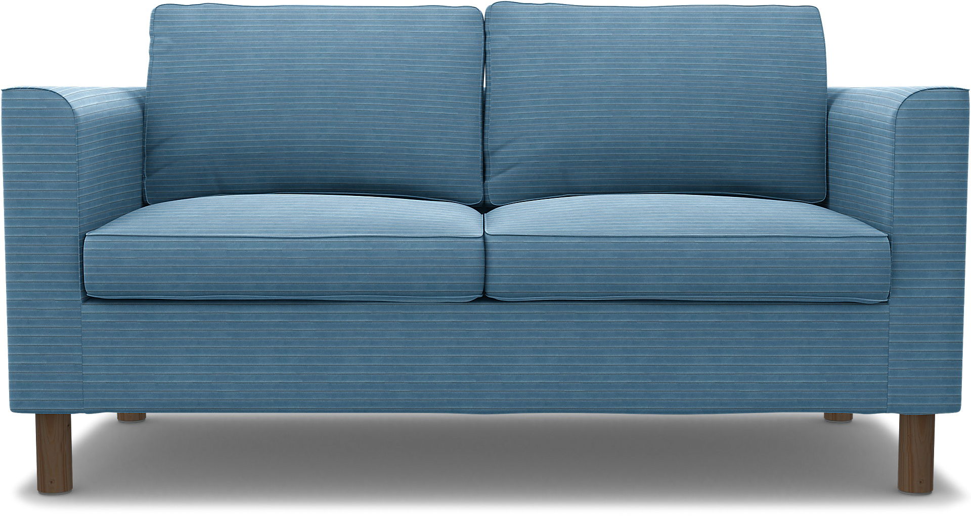 IKEA - Pärup 2 Seater, Sky Blue, Corduroy - Bemz
