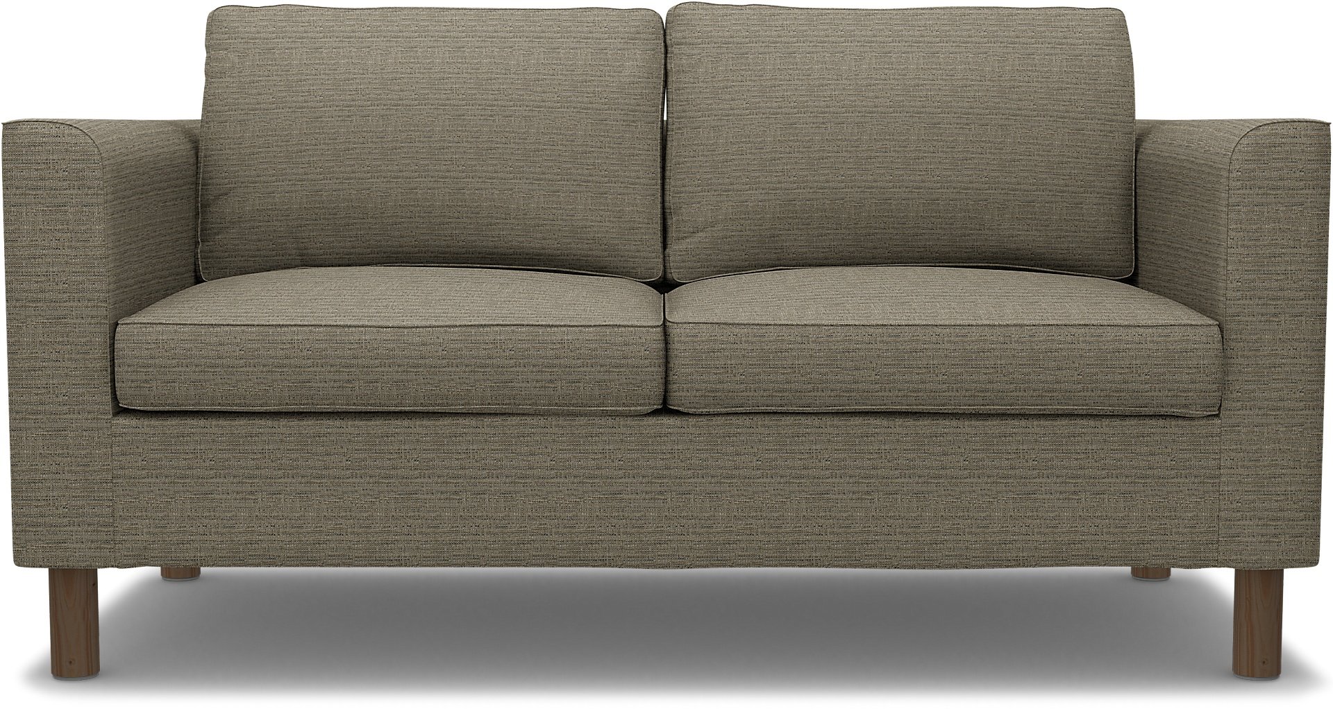 IKEA - Parup 2 Seater, Mole Brown, Boucle & Texture - Bemz