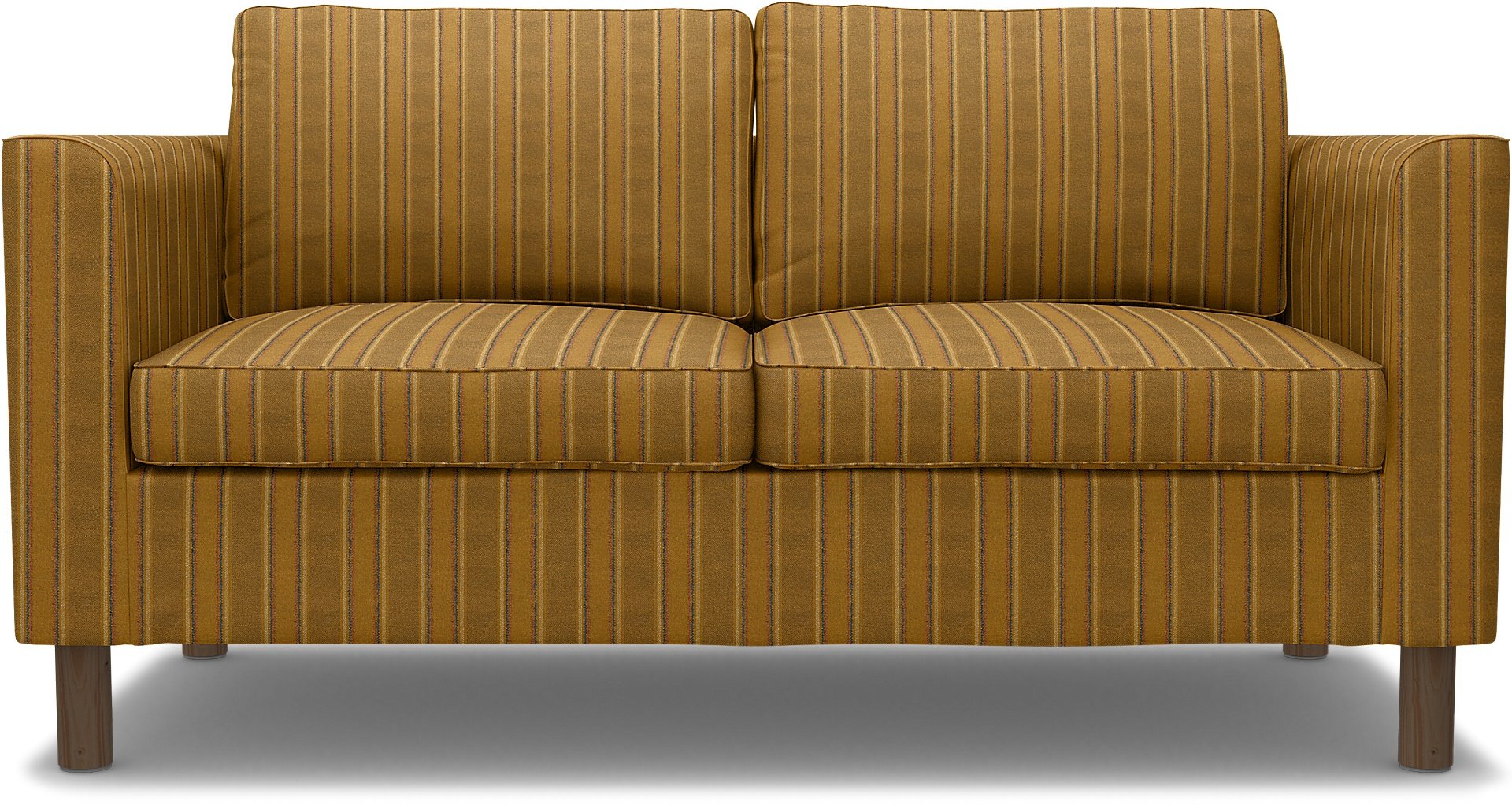 IKEA - Parup 2 Seater, Mustard Stripe, Moody Seventies Collection - Bemz