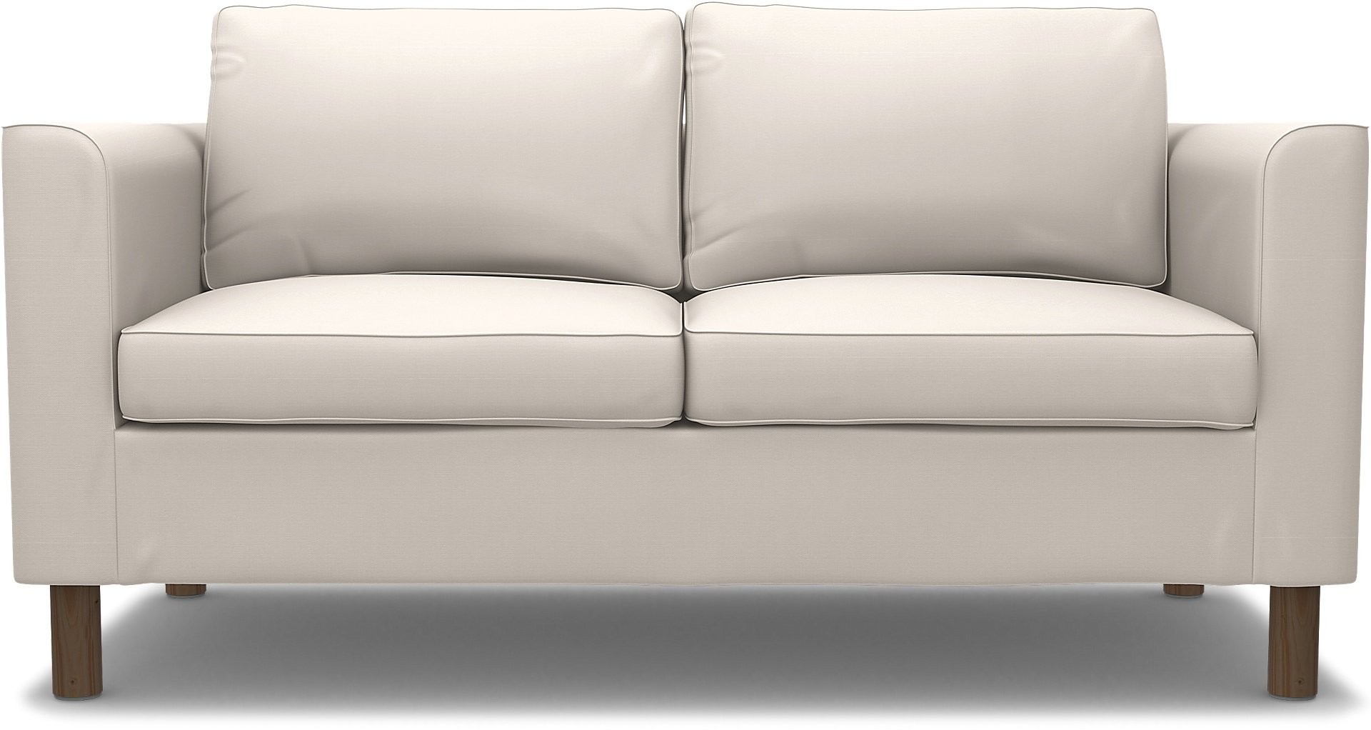 IKEA - Parup 2 Seater, Soft White, Cotton - Bemz