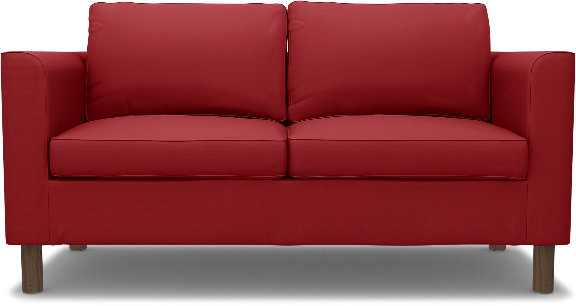 IKEA - Parup 2 Seater, Scarlet Red, Cotton - Bemz