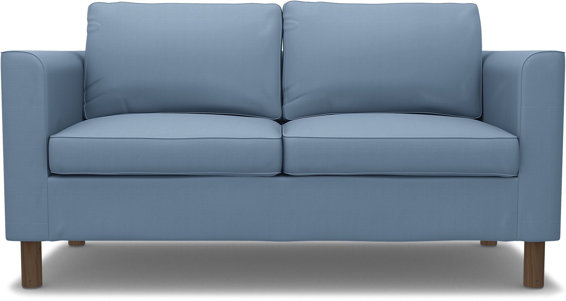 IKEA - Parup 2 Seater, Dusty Blue, Cotton - Bemz