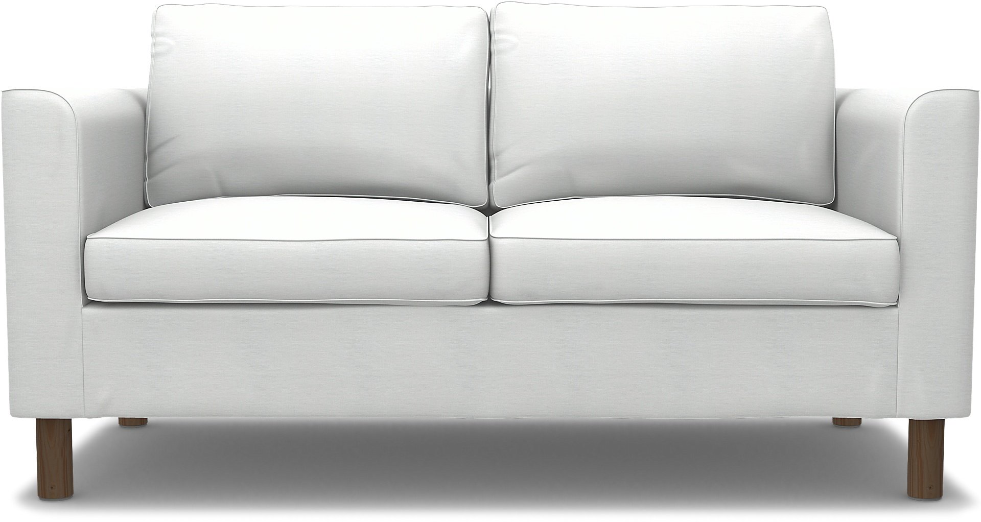 IKEA - Parup 2 Seater, White, Linen - Bemz