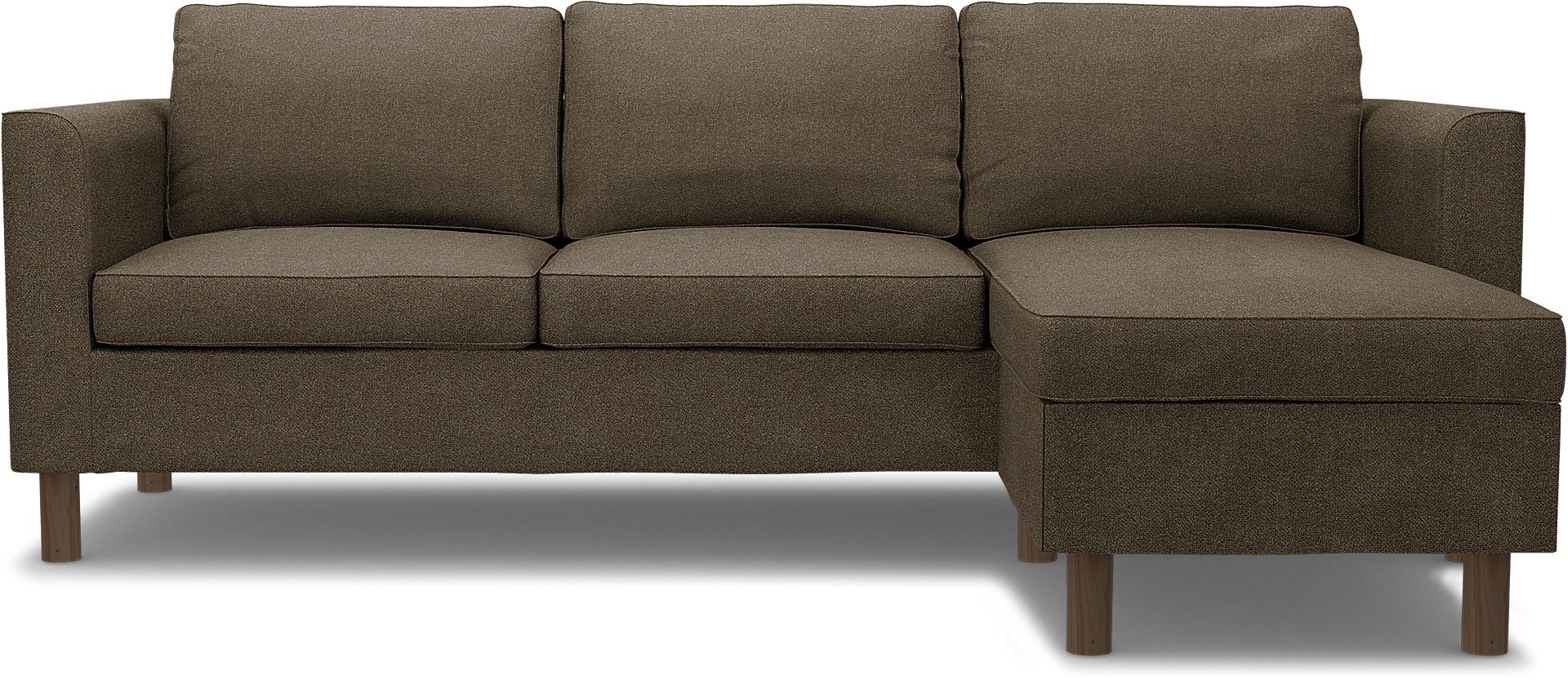 IKEA - Parup 3 Seater with chaise longue, Cocoa, Boucle & Texture - Bemz
