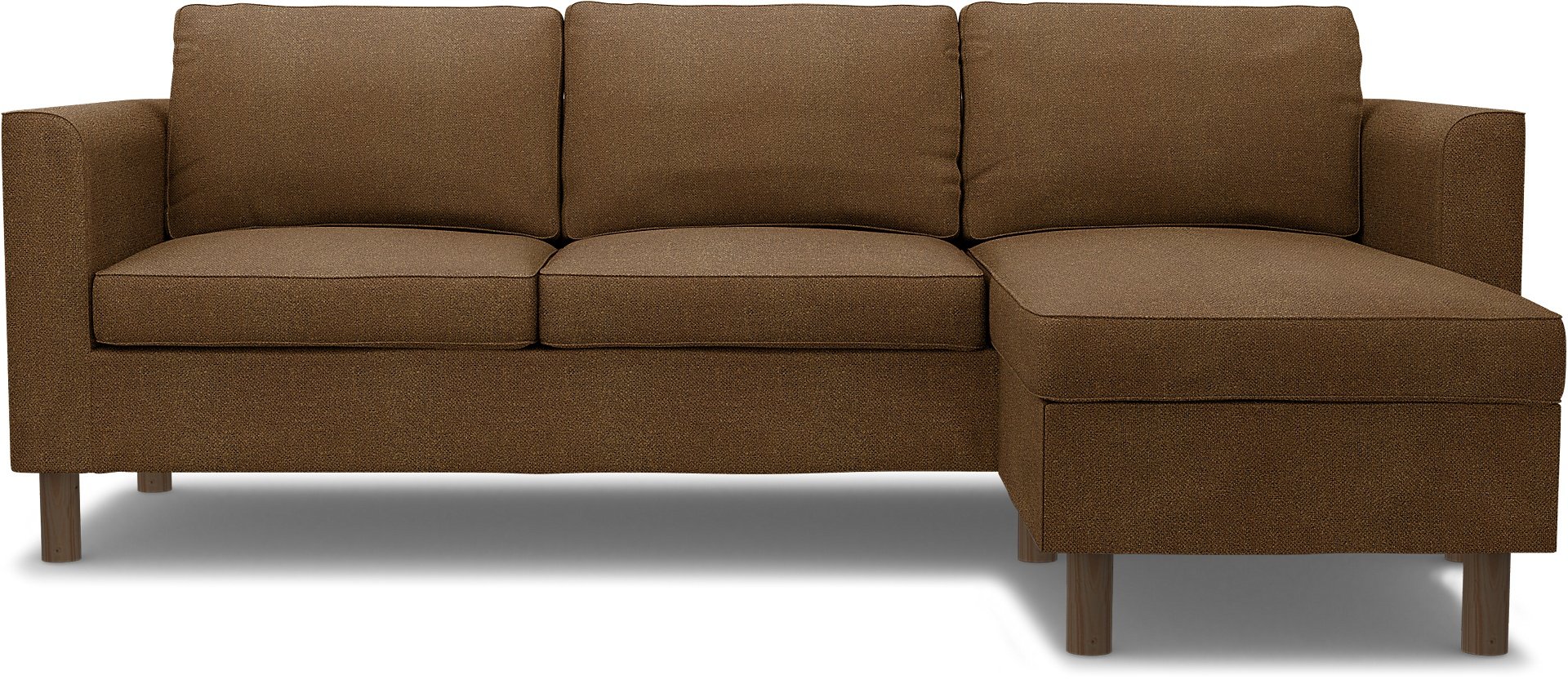 IKEA - Parup 3 Seater with chaise longue, Auburn, Boucle & Texture - Bemz
