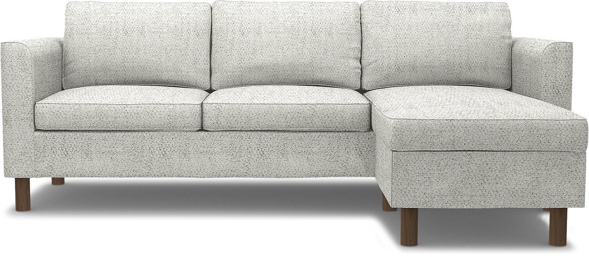IKEA - Parup 3 Seater with chaise longue, Ivory, Boucle & Texture - Bemz