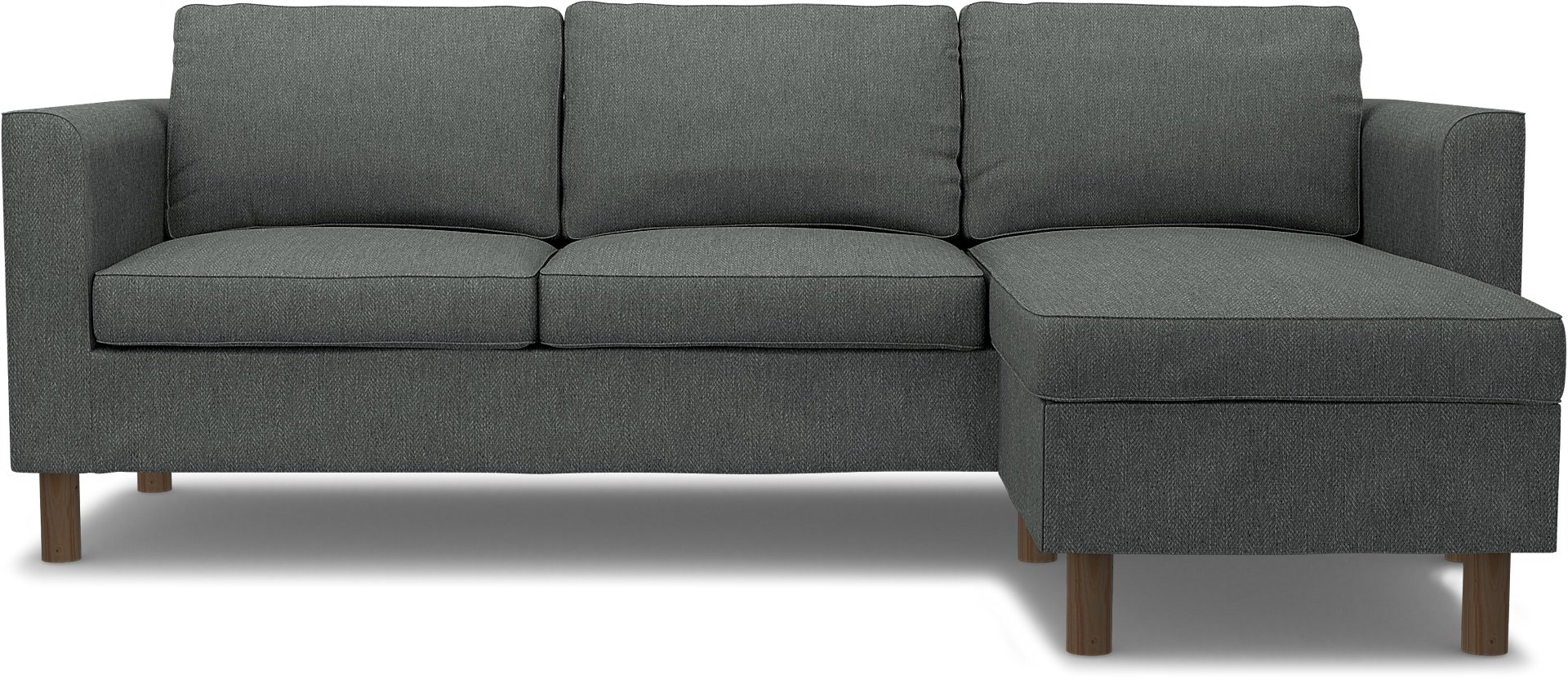 IKEA - Parup 3 Seater with chaise longue, Laurel, Boucle & Texture - Bemz