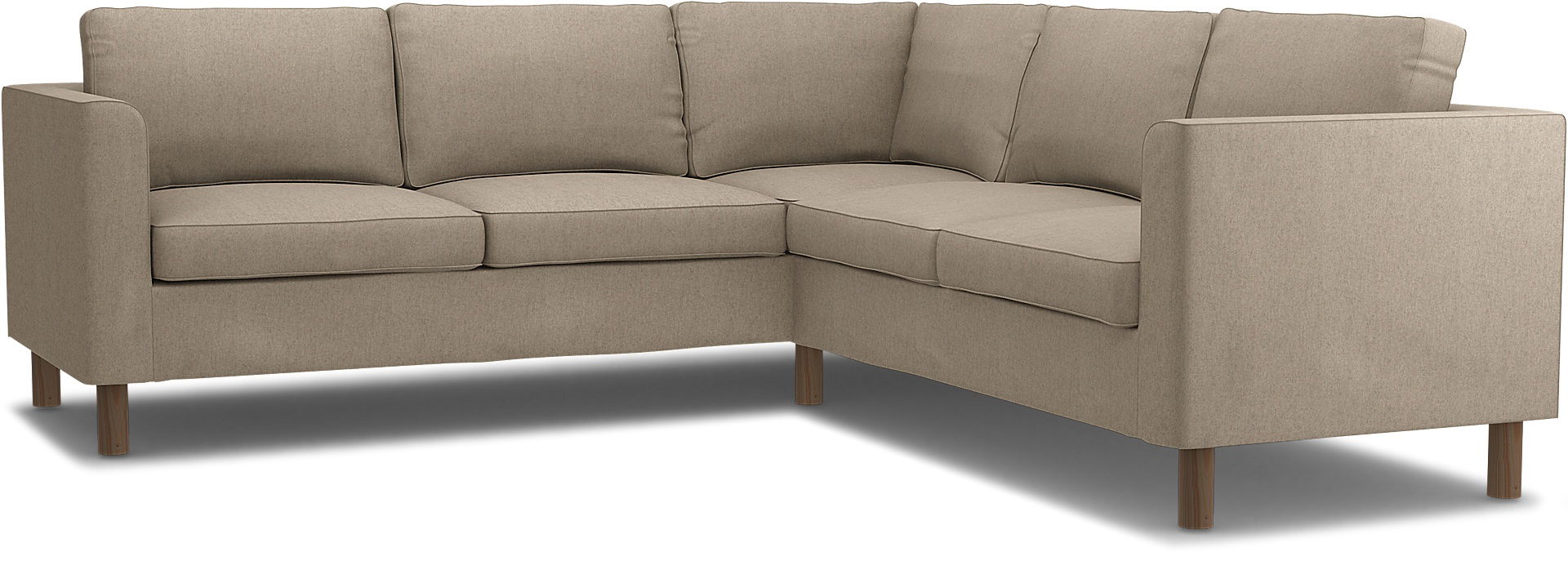 IKEA - Pärup 4-seater corner sofa cover, Birch, Wool - Bemz