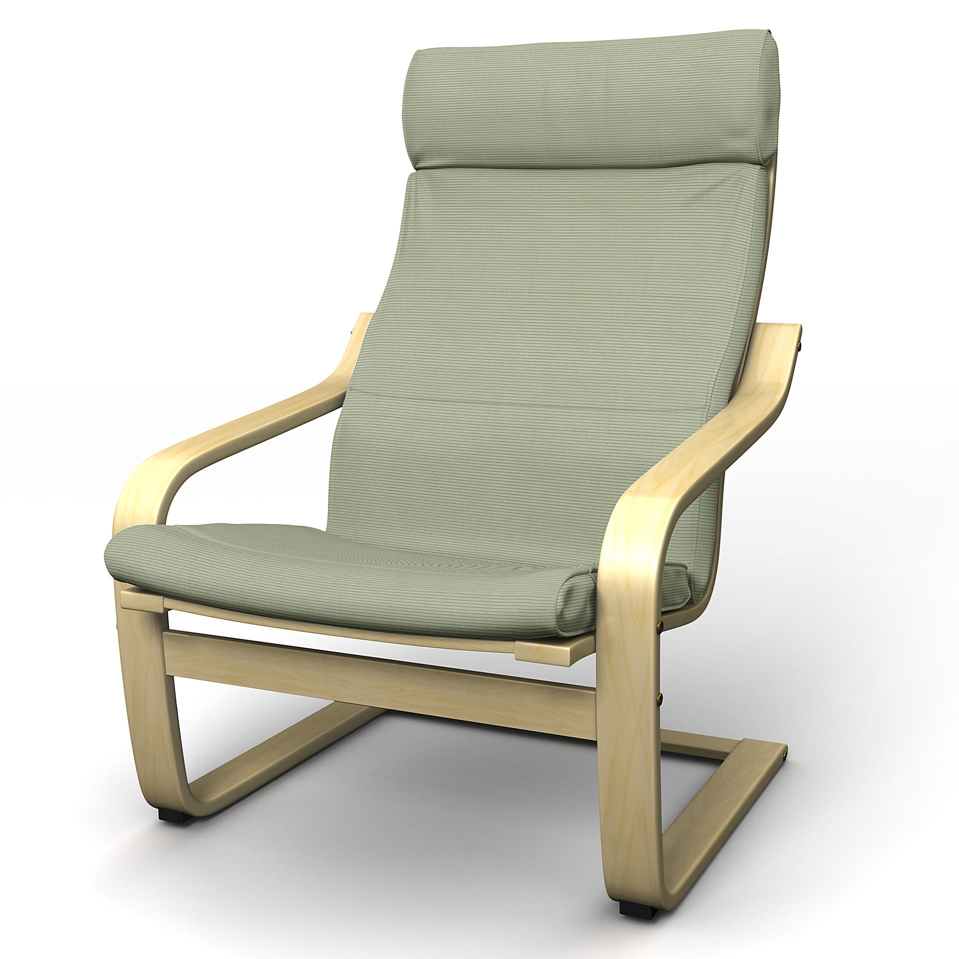 IKEA - Poäng Armchair Cover, Seagrass, Corduroy - Bemz