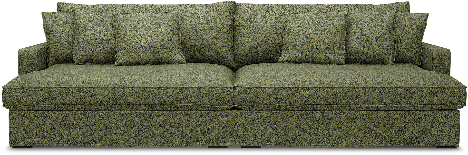 Överdrag till MIO Rossi 4-sits soffa med armstödstyp A, Green, BEMZ NATURES’ PALETTE COLLECTION - Bemz